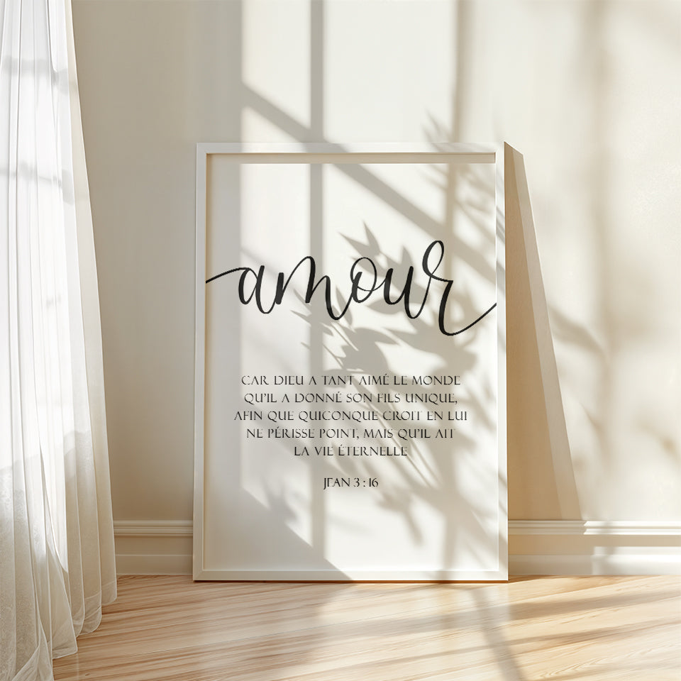 Amour - Jean 3:16