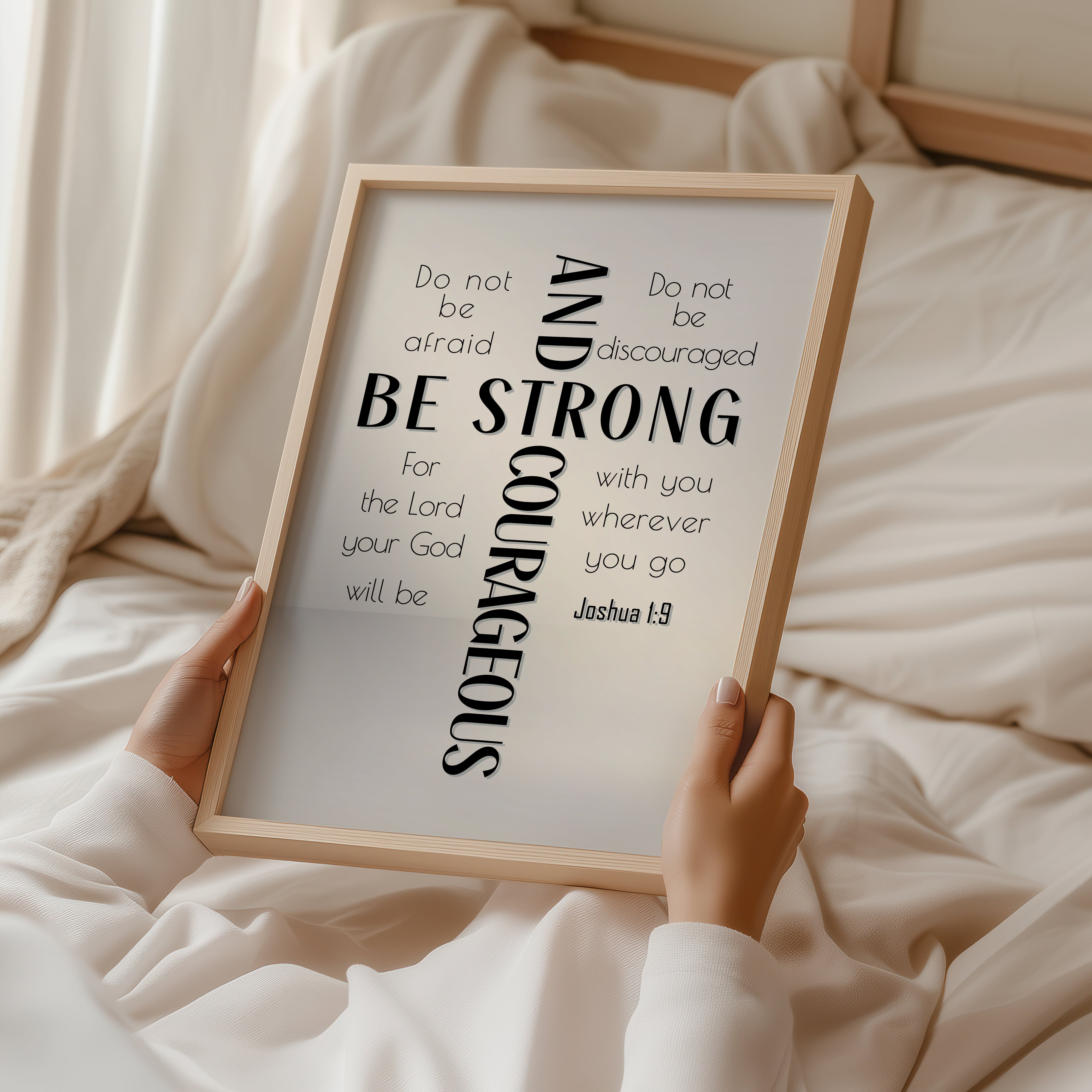 Be Strong (Black) - Joshua 1:9