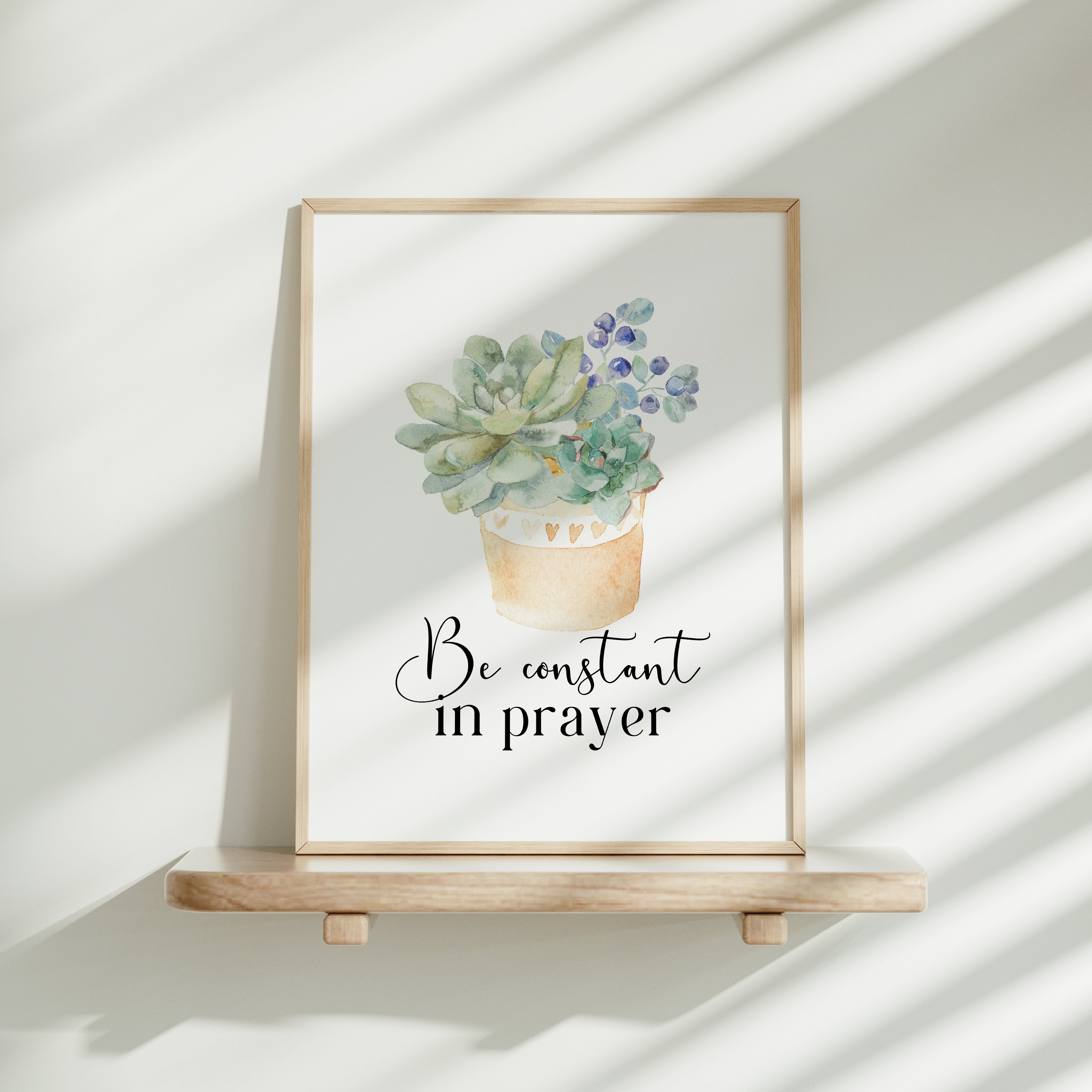 Be constant in prayer - Romans 12:12