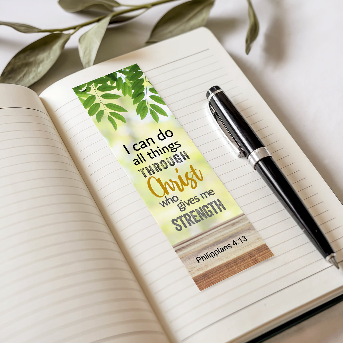 Pack of 50 Bookmarks - I can do all things | Christian Gifts for Churches & Outreach
