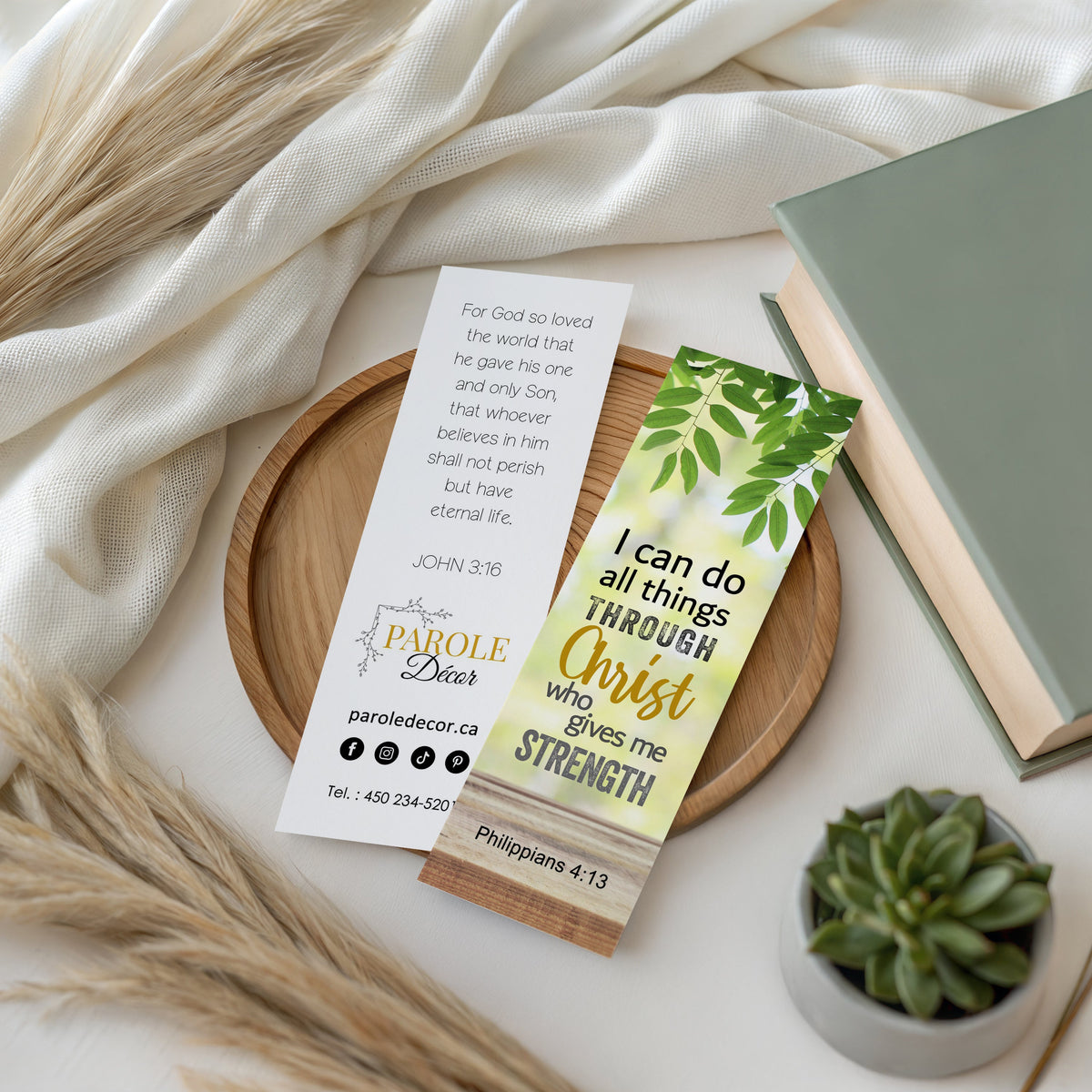Pack of 50 Bookmarks - I can do all things | Christian Gifts for Churches & Outreach