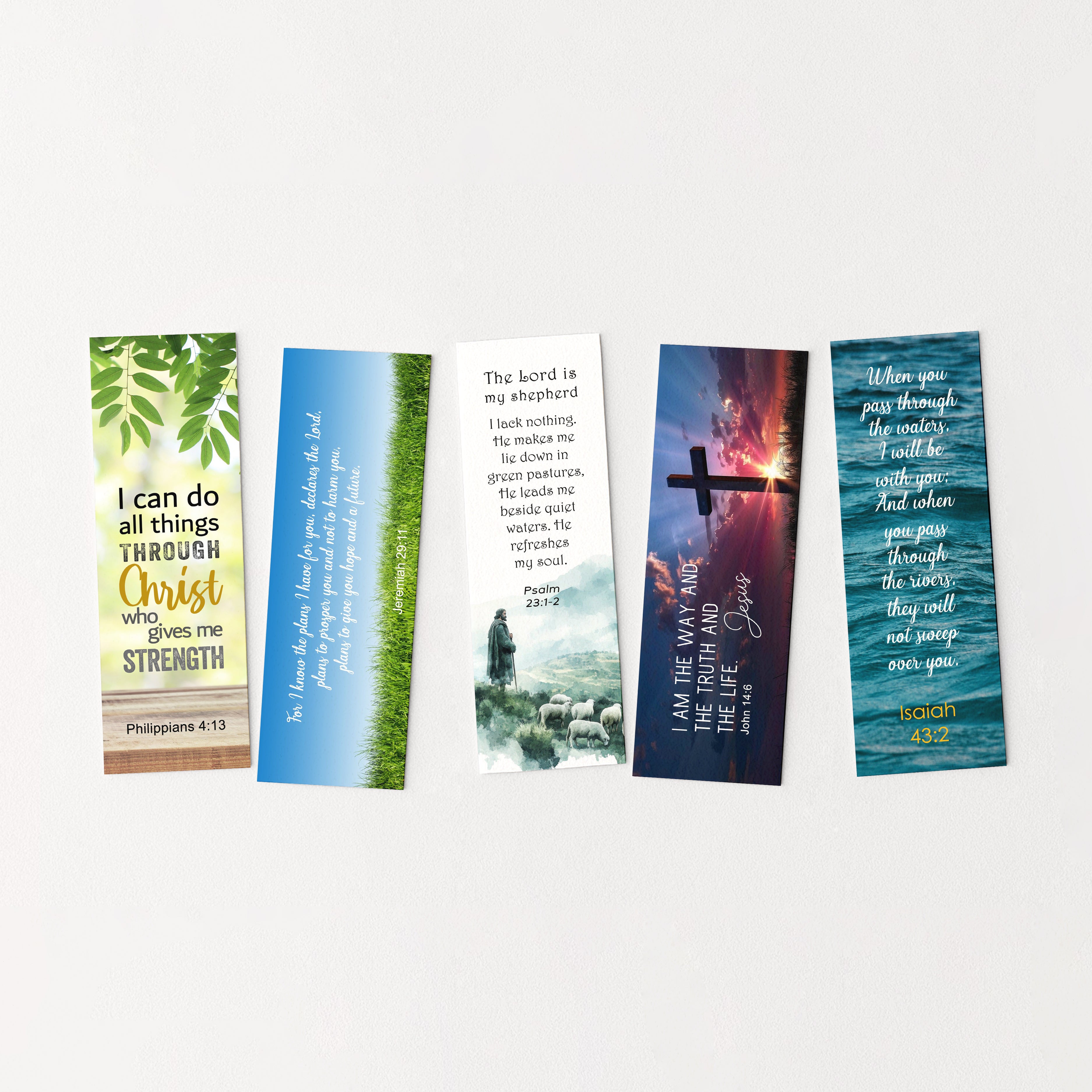 50 bookmarks - Assortment of 5 bookmarks