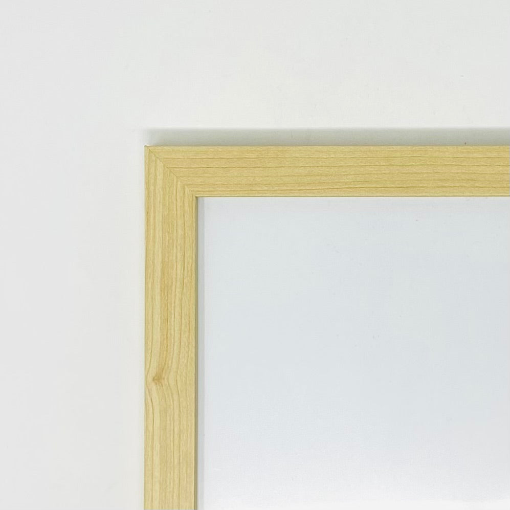 Jehovah Shammah – The Lord is There - Ezekiel 48:35 - Classic Frame / 5x7 / Birch - Christian Wall Art