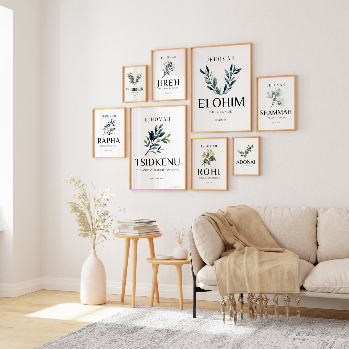 Jehovah Shammah – The Lord is There - Ezekiel 48:35 - Christian Wall Art