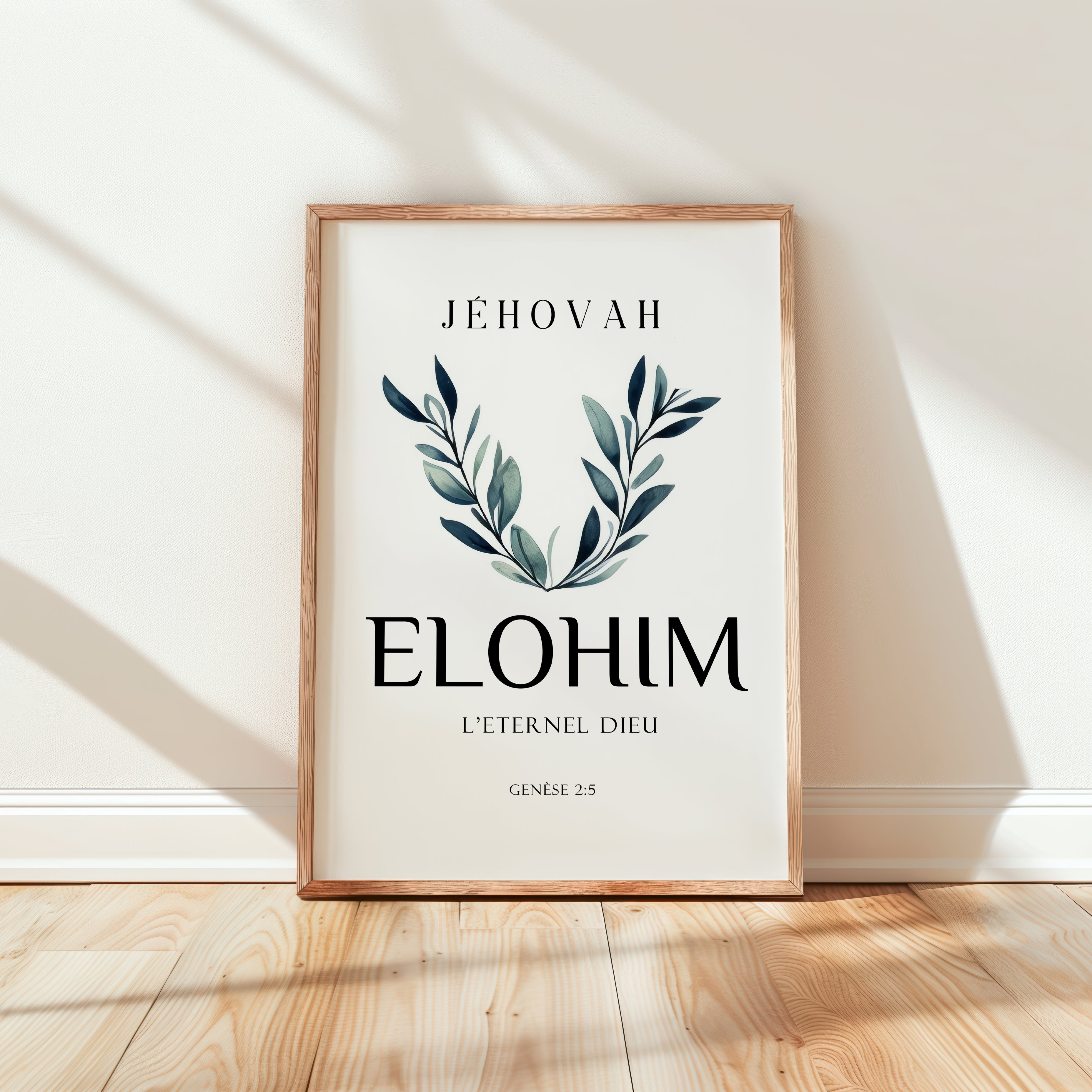 Jéhovah Elohim - L'Éternel Dieu - Genèse 2:5
