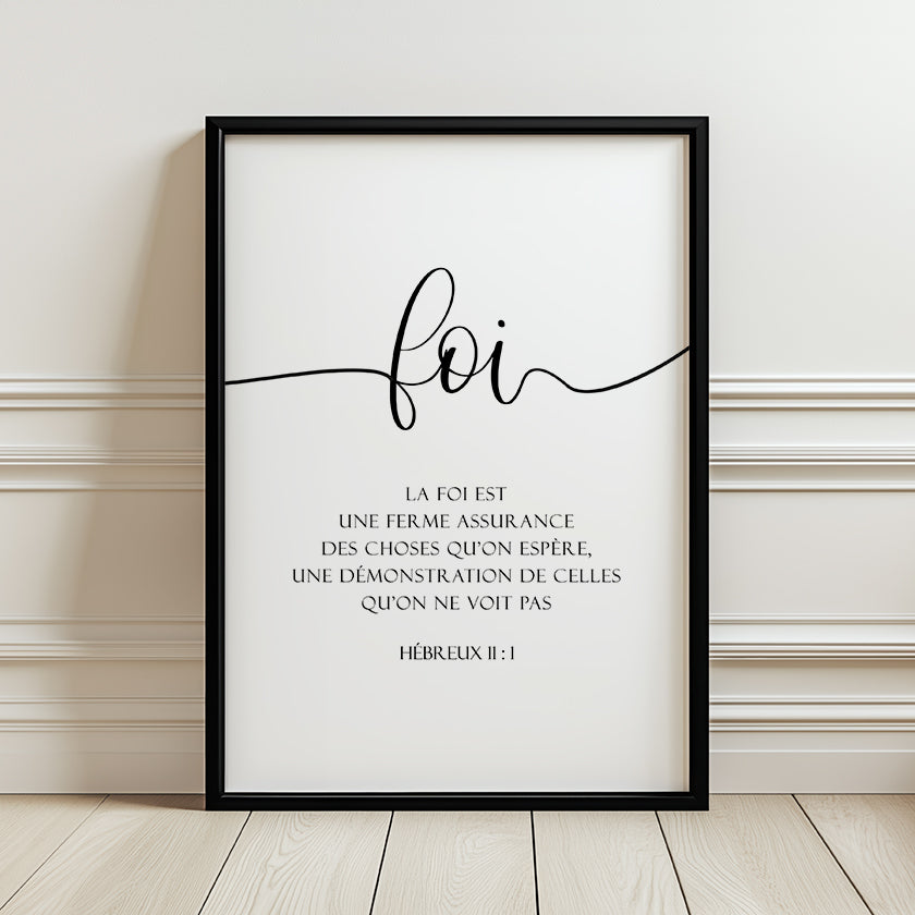 Foi - Hébreux 11:1