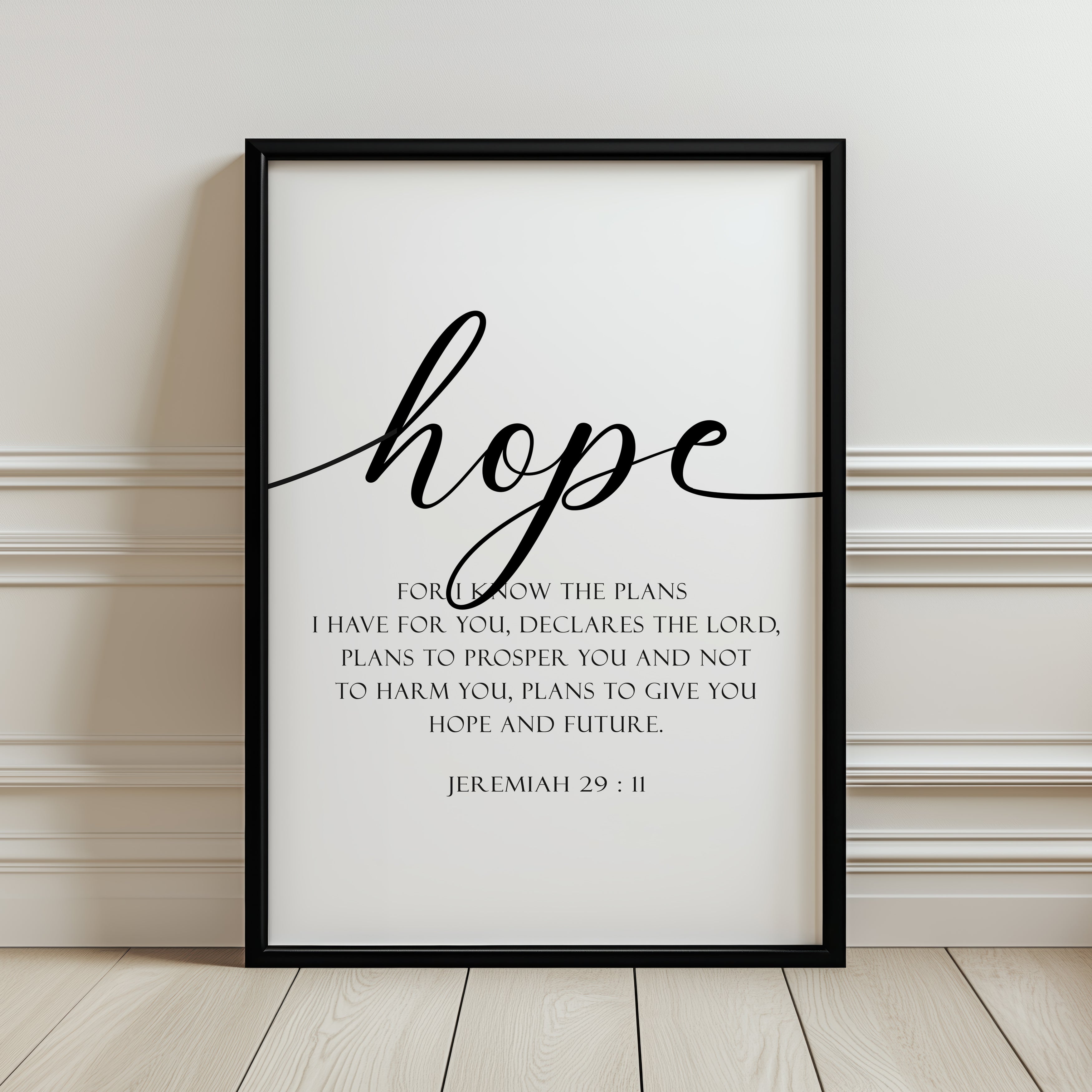 Hope - Jeremiah 29:11