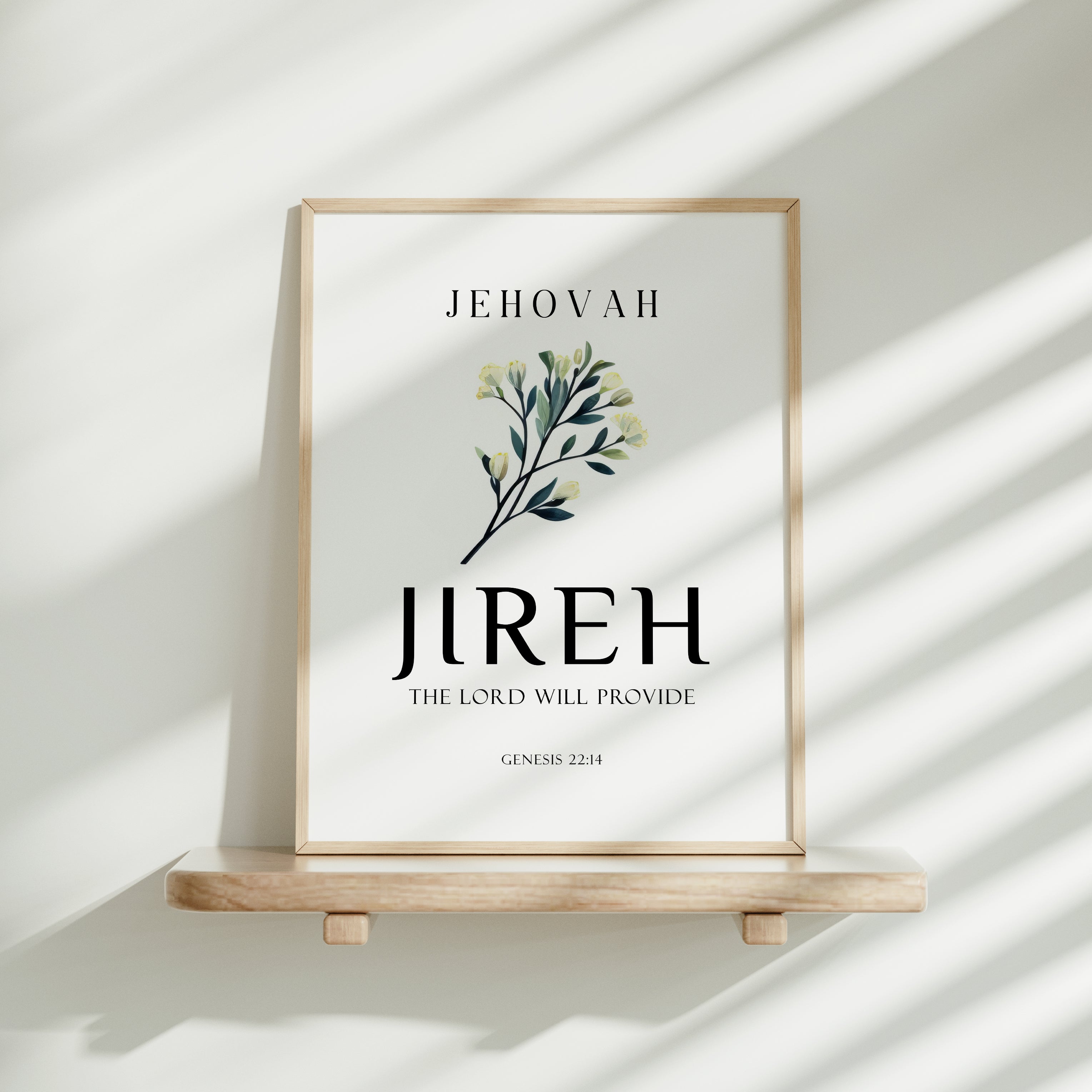 Jehovah Jireh - The Lord will provide - Genesis 22:14