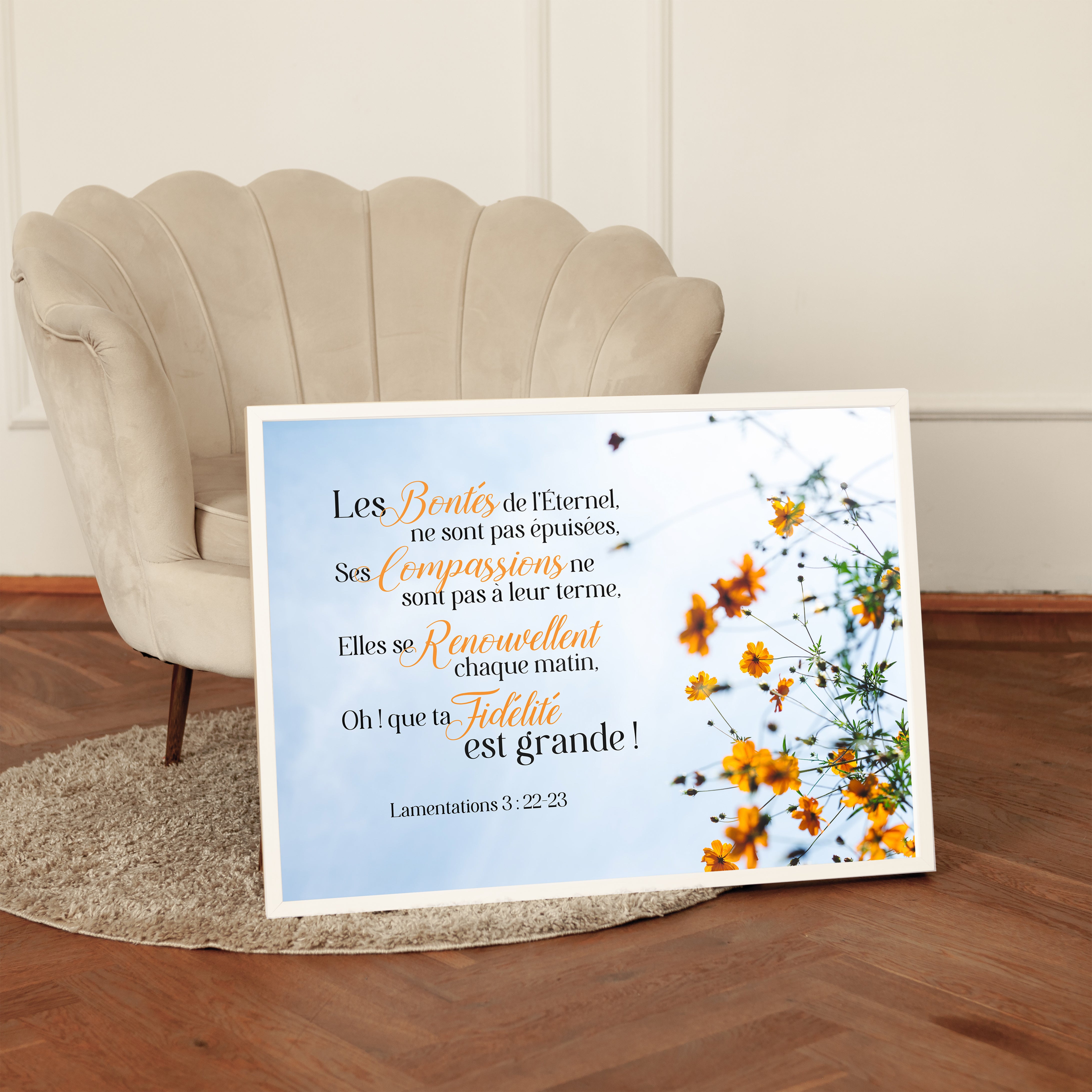 Les Bontés de l'Éternel - Lamentations 3:22-23