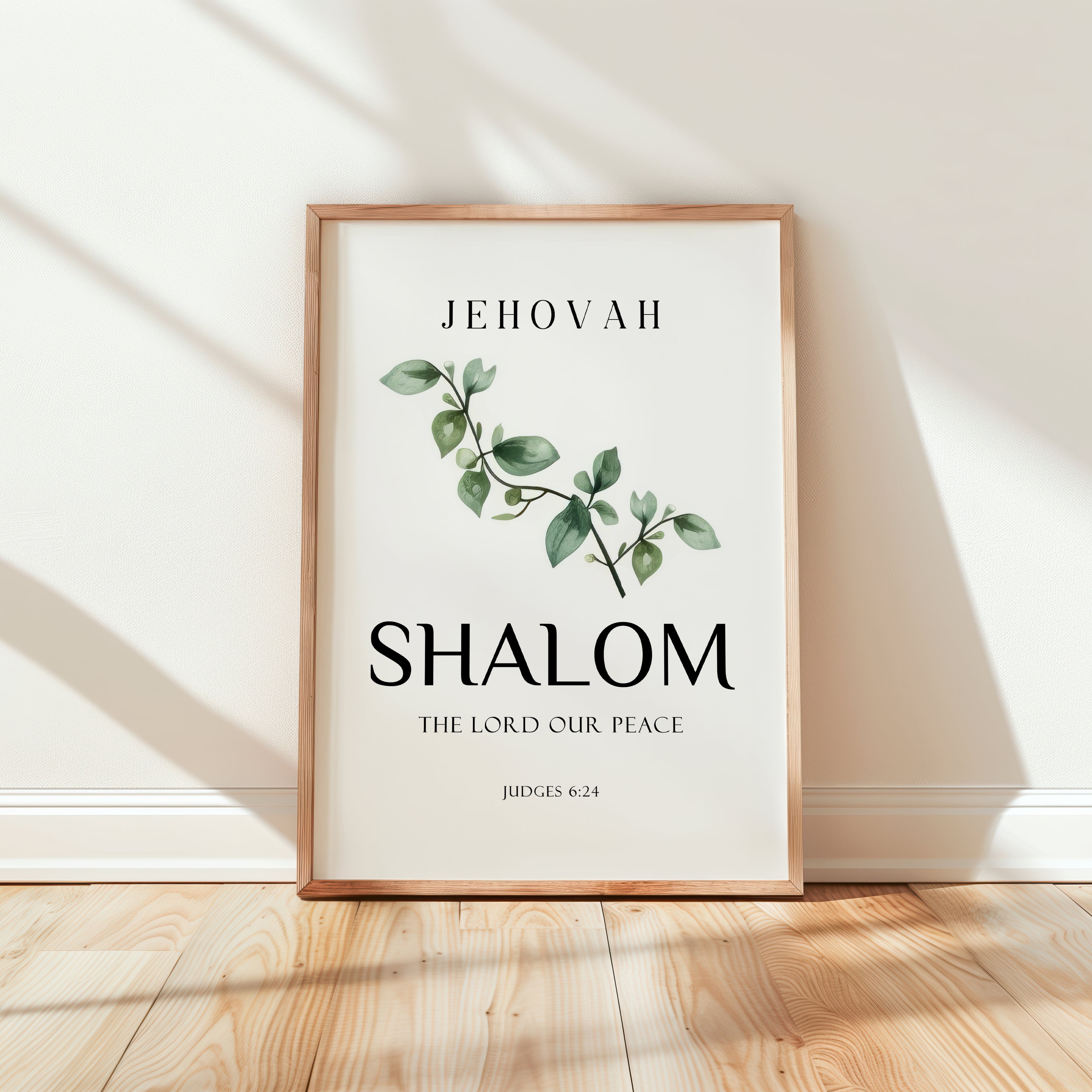 Jehovah Shalom – The Lord Our Peace - Judges 6:24