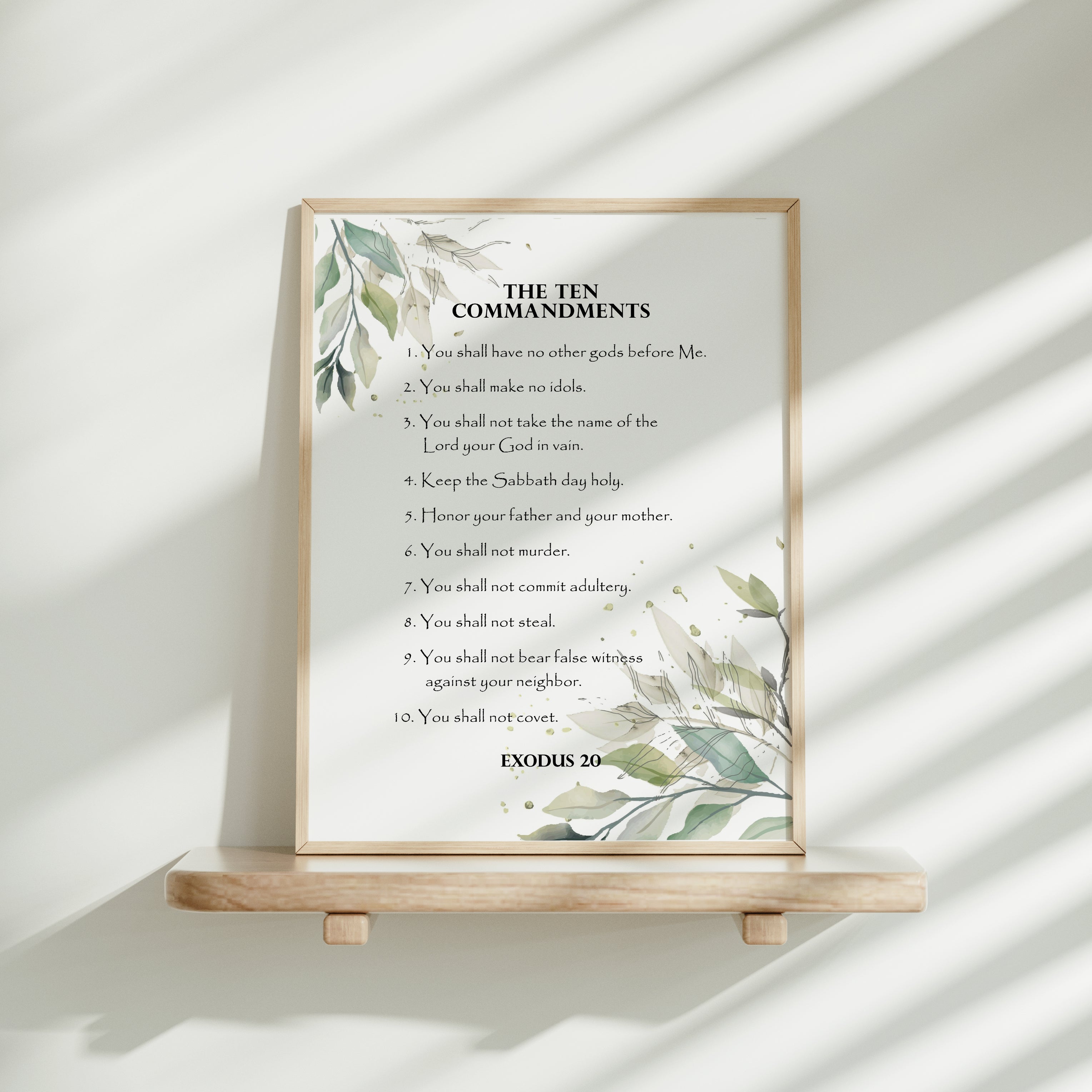 The Ten Commandments - Exodus 20