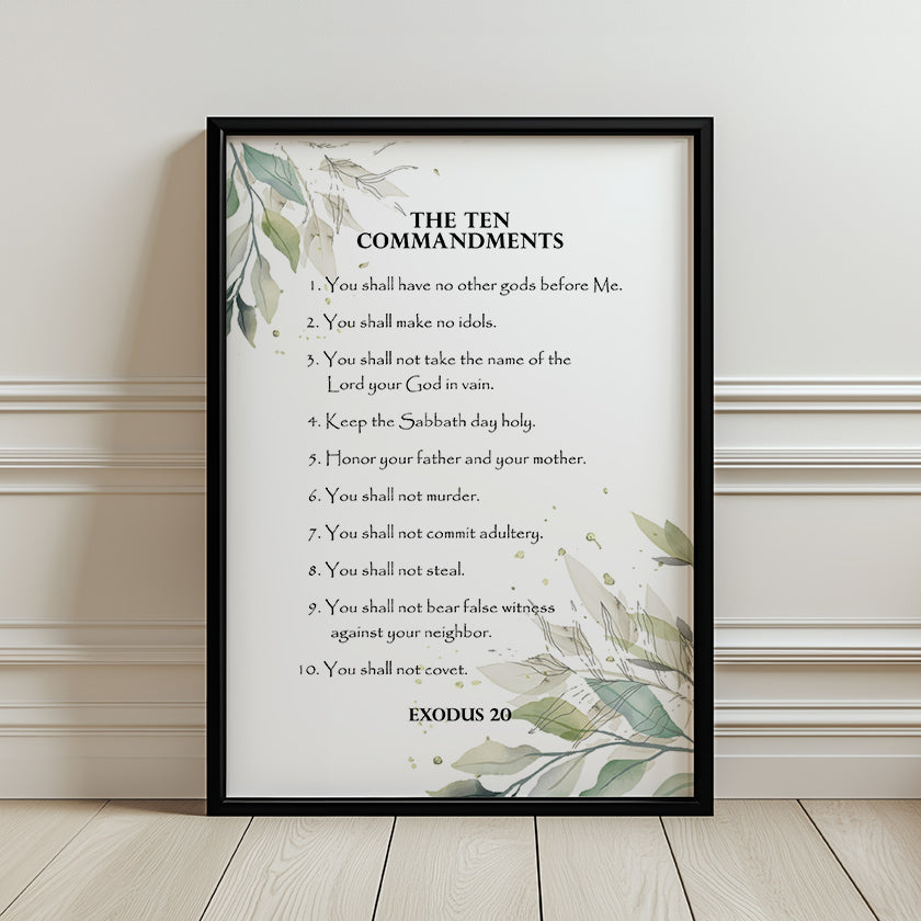 The Ten Commandments - Exodus 20
