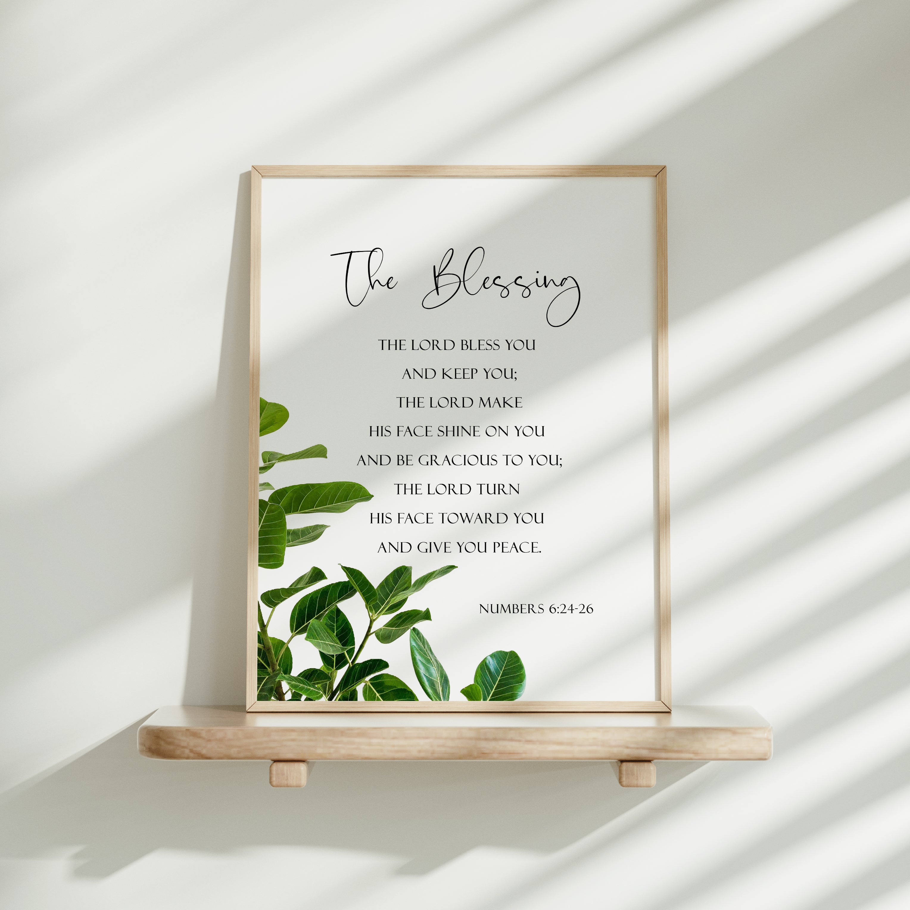 The Blessing - Numbers 6:24-26