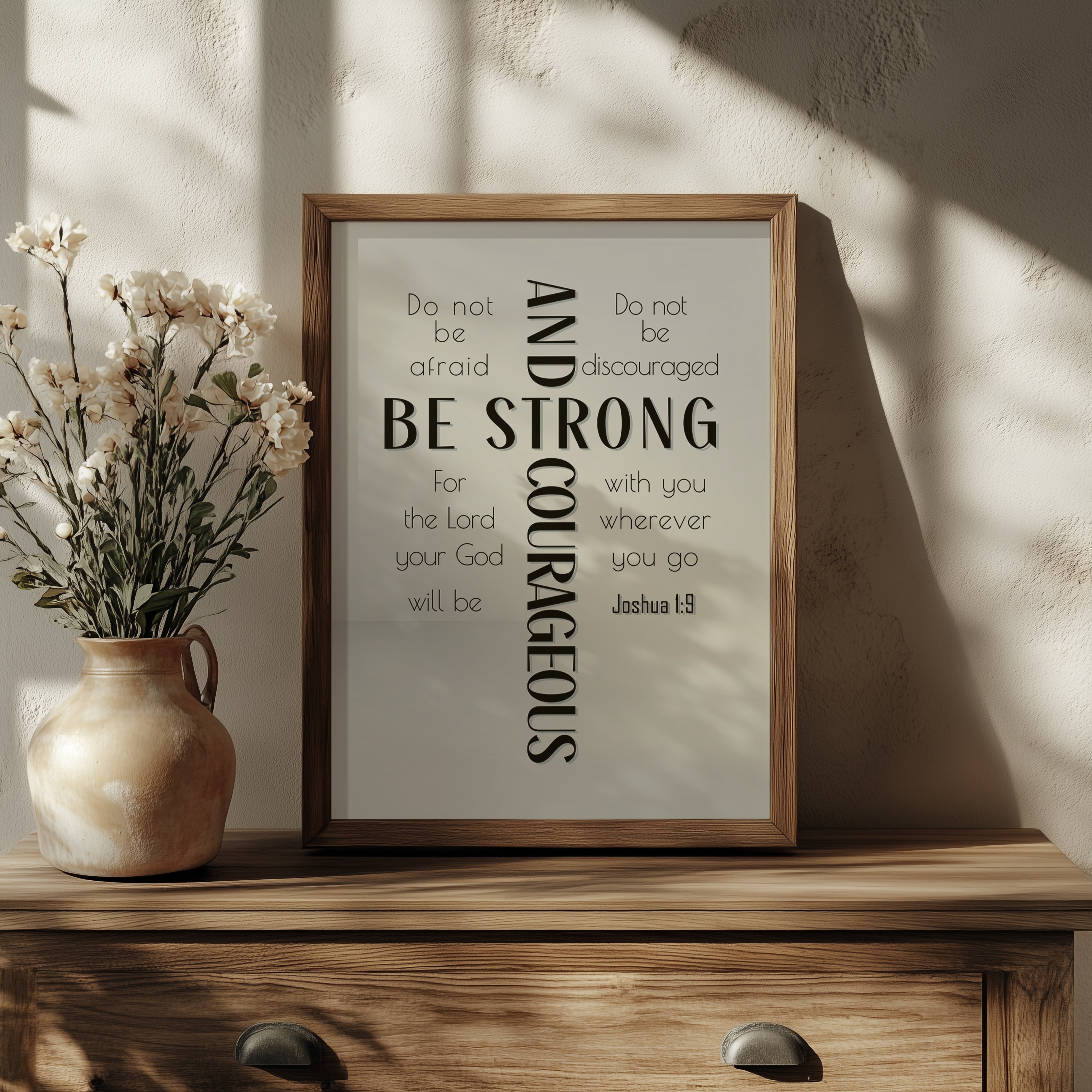Be Strong (Black) - Joshua 1:9