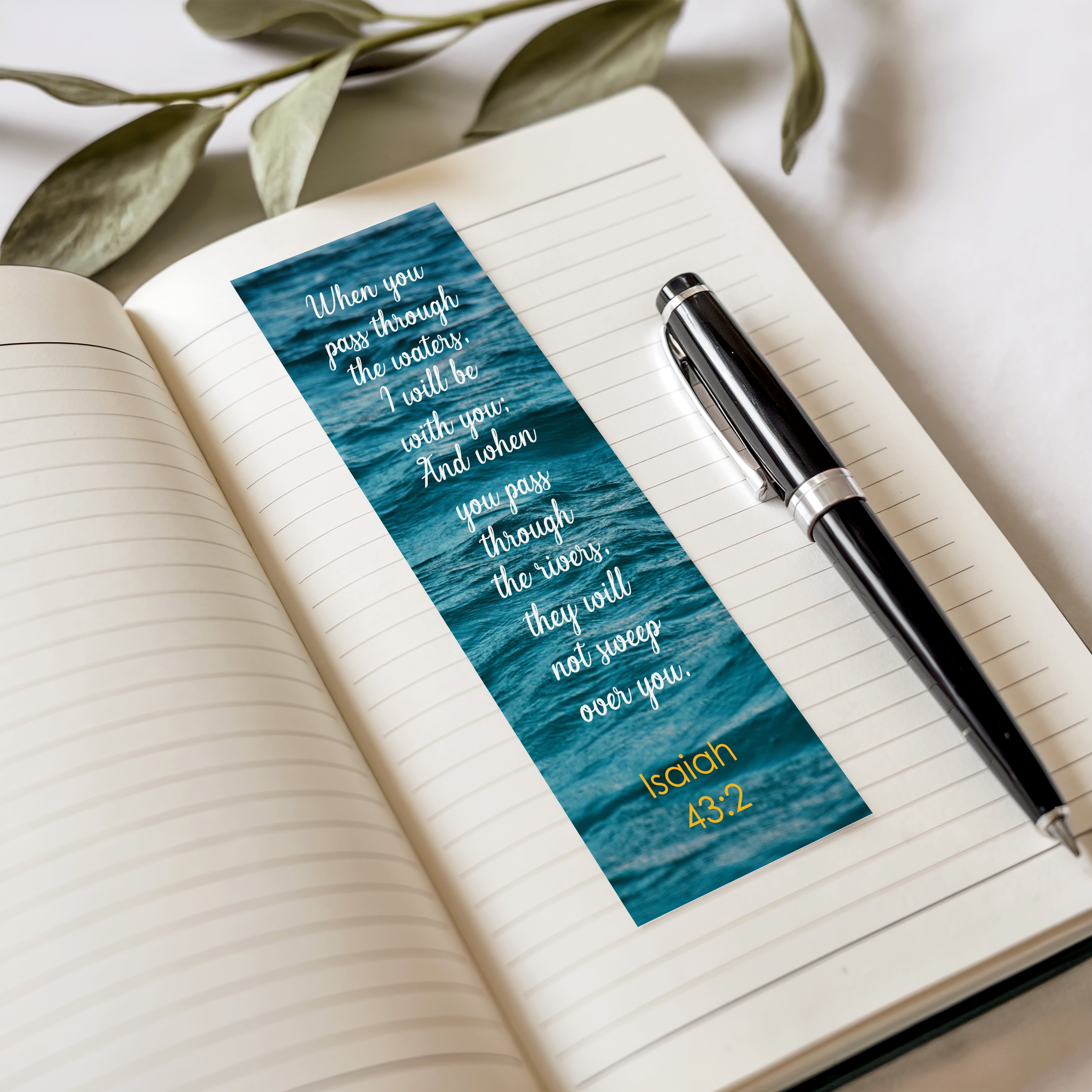50 Bookmarks - Isaiah 43:2