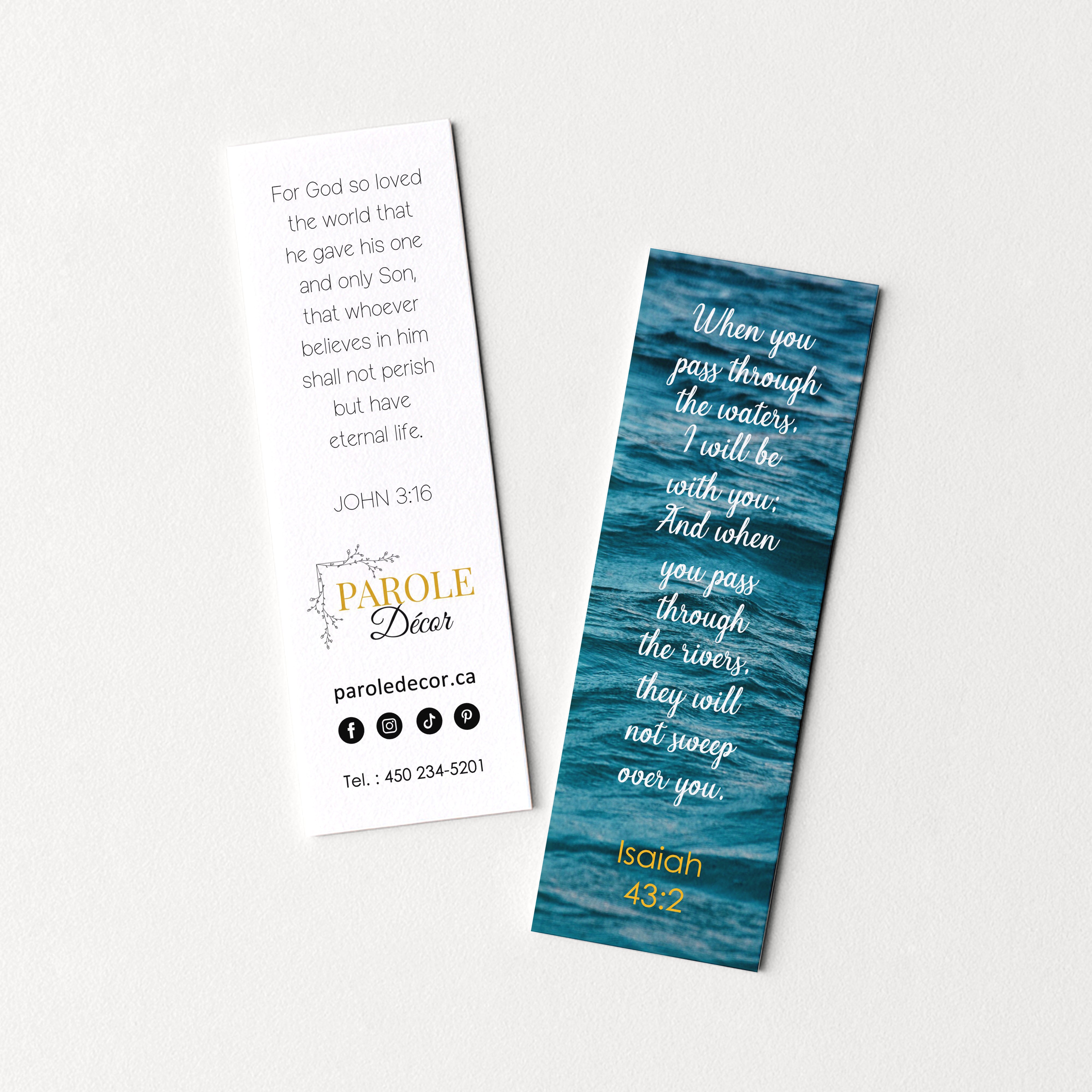 50 Bookmarks - Isaiah 43:2