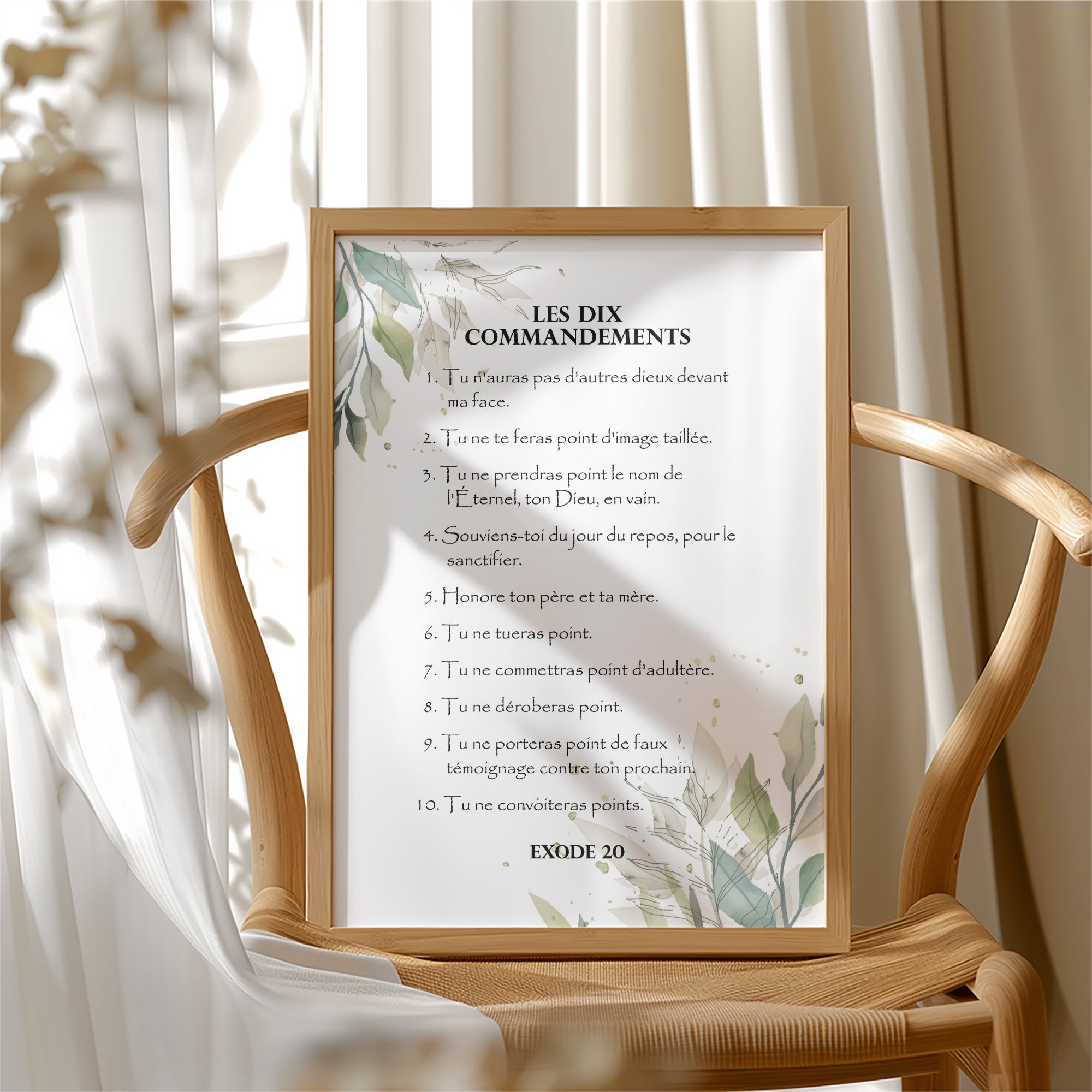 Les Dix Commandements - Exode 20