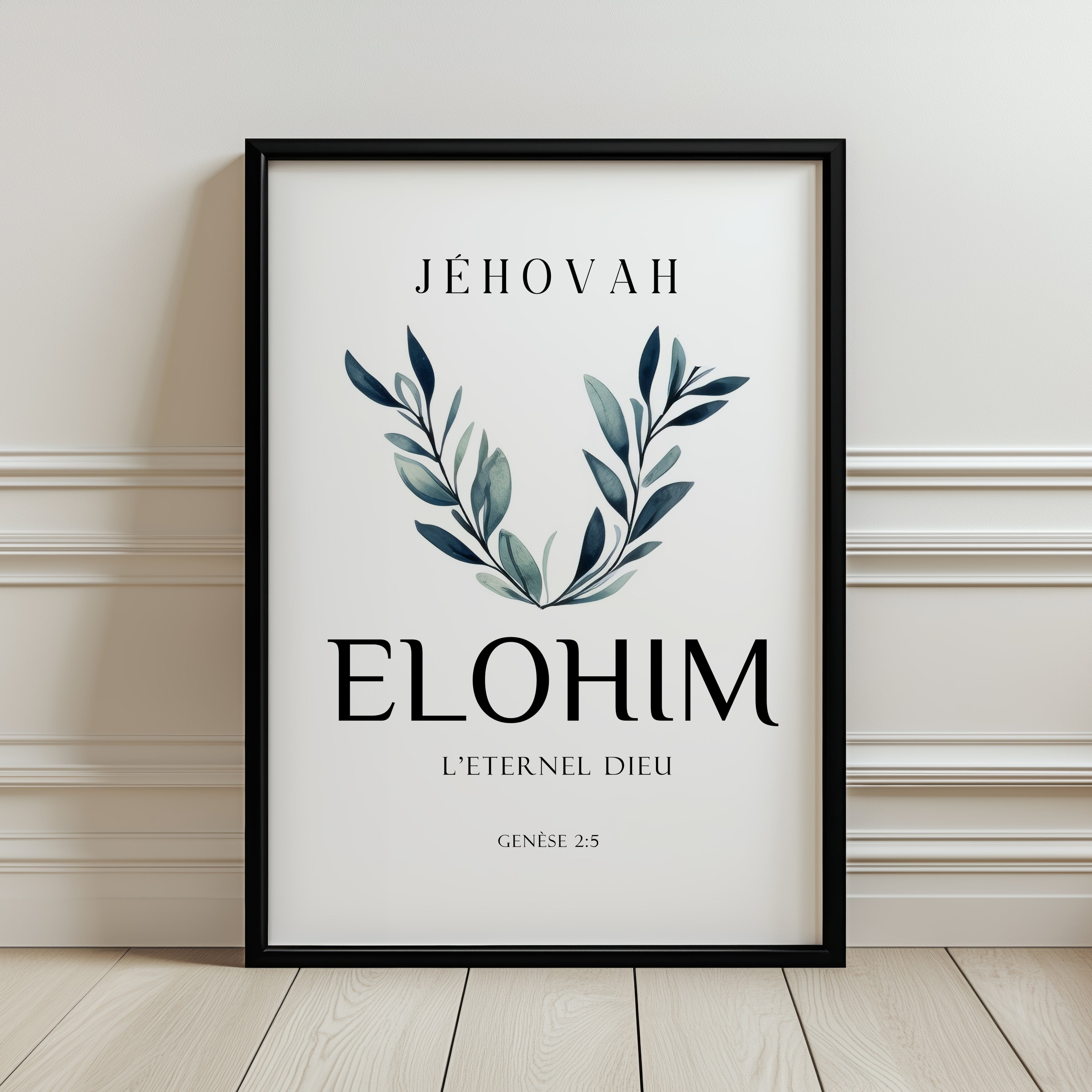 Jéhovah Elohim - L'Éternel Dieu - Genèse 2:5