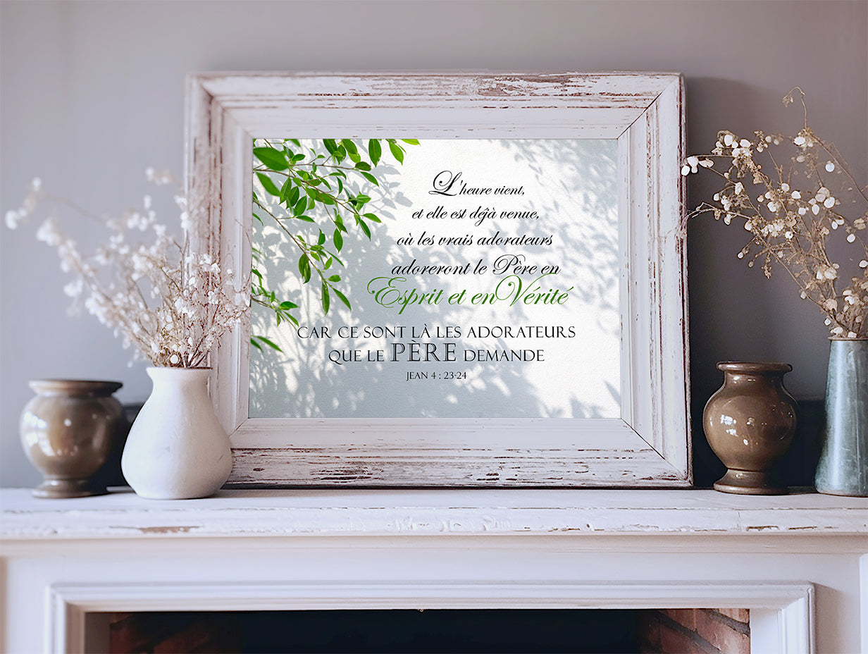 Esprit et Vérité - Jean 4:23-24