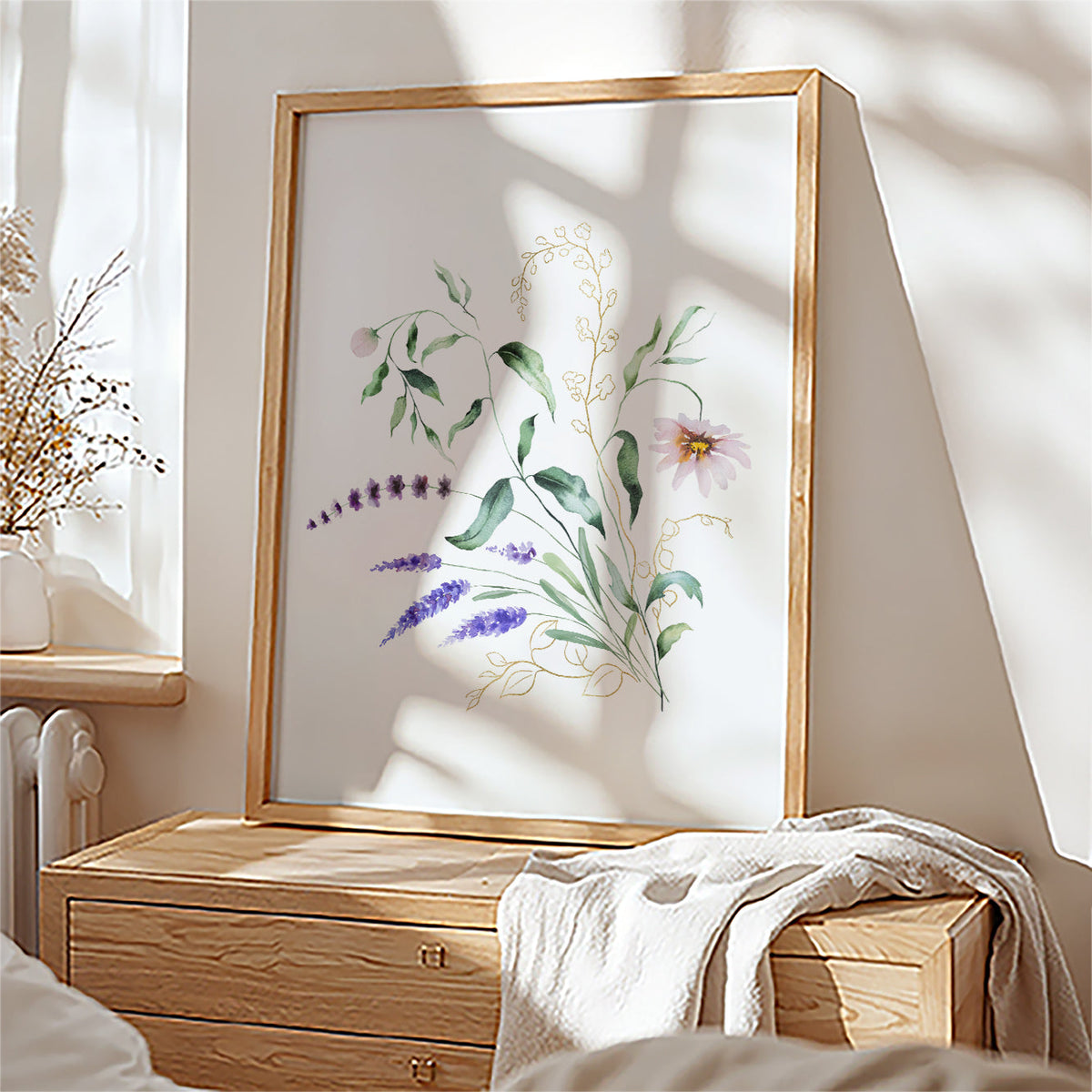 Fleurs Aquarelles Délicates - Christian Wall Art