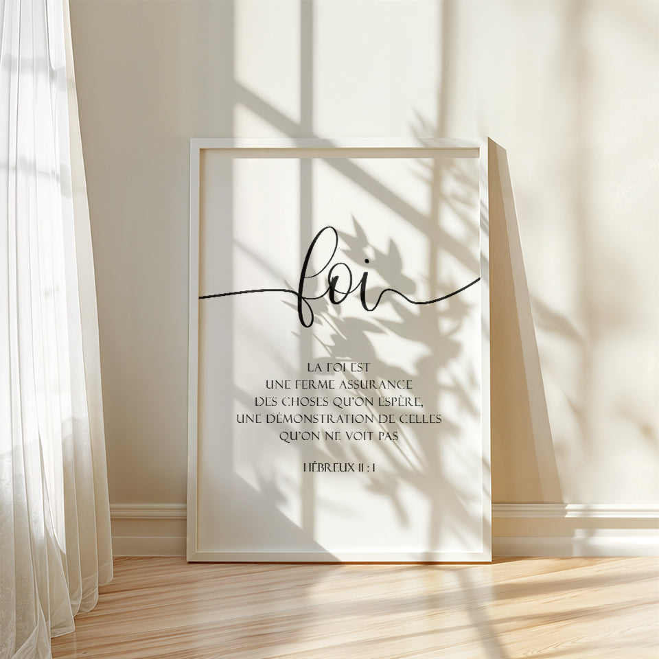 Foi - Hébreux 11:1