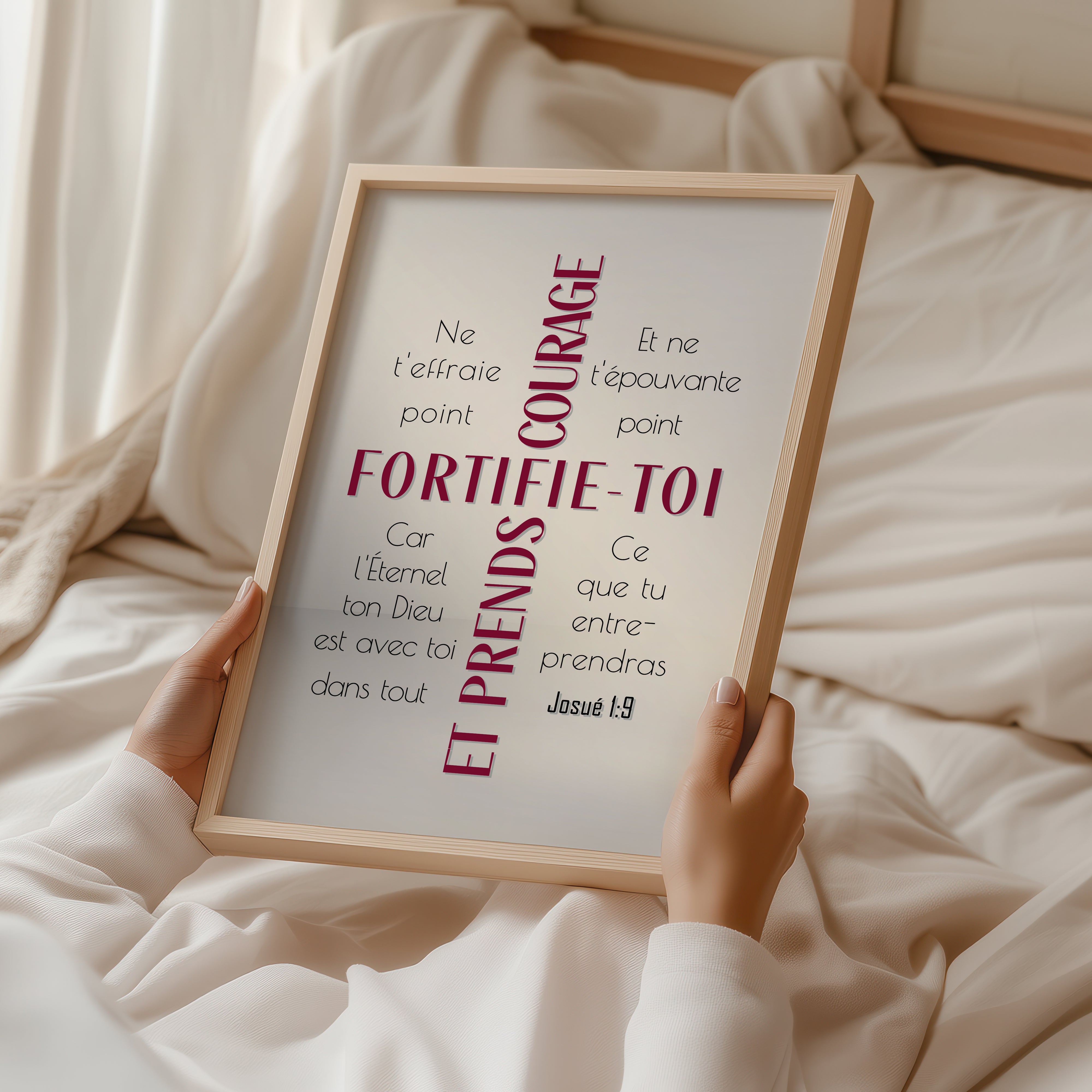 Fortifie-toi (Rouge) - Josué 1:9