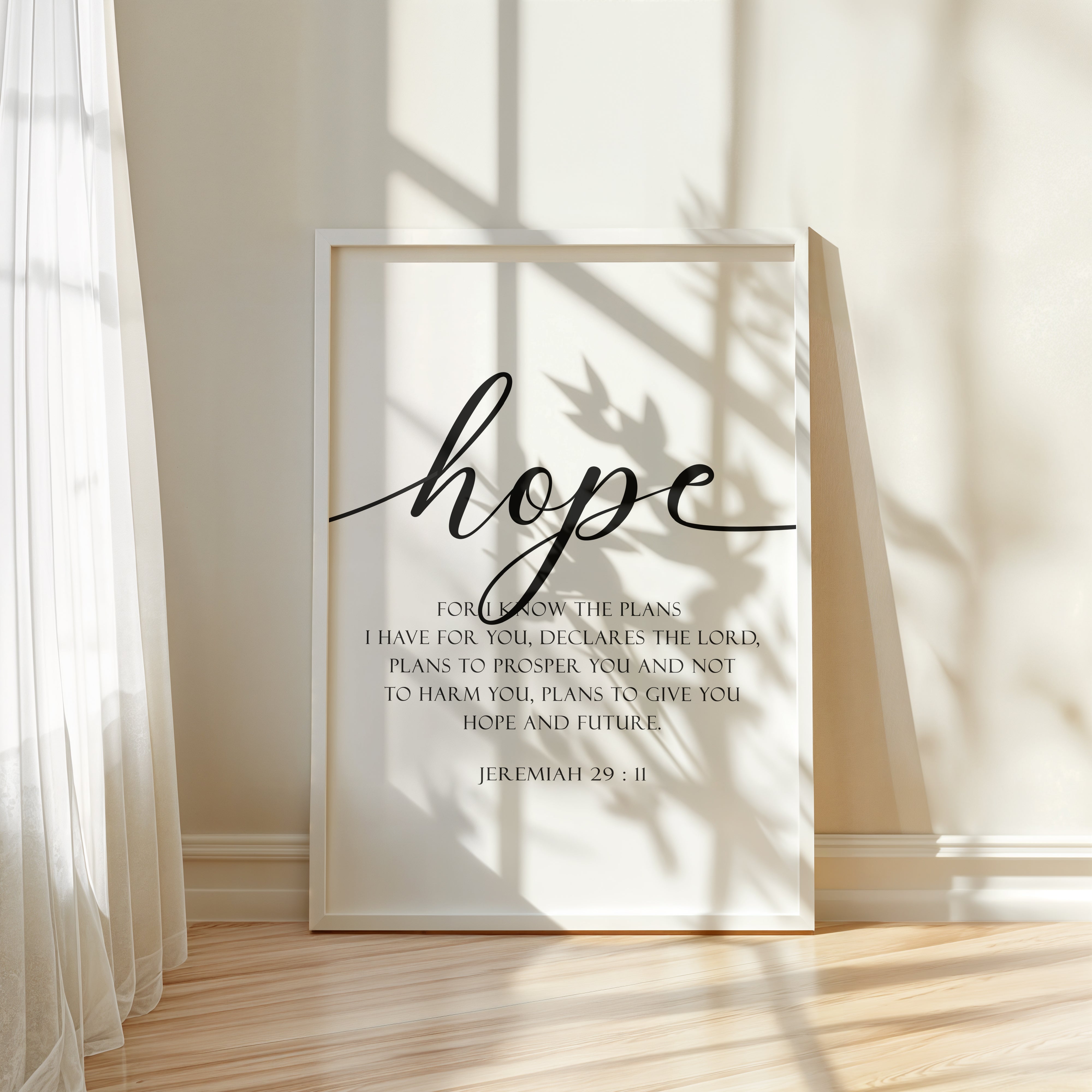 Hope - Jeremiah 29:11