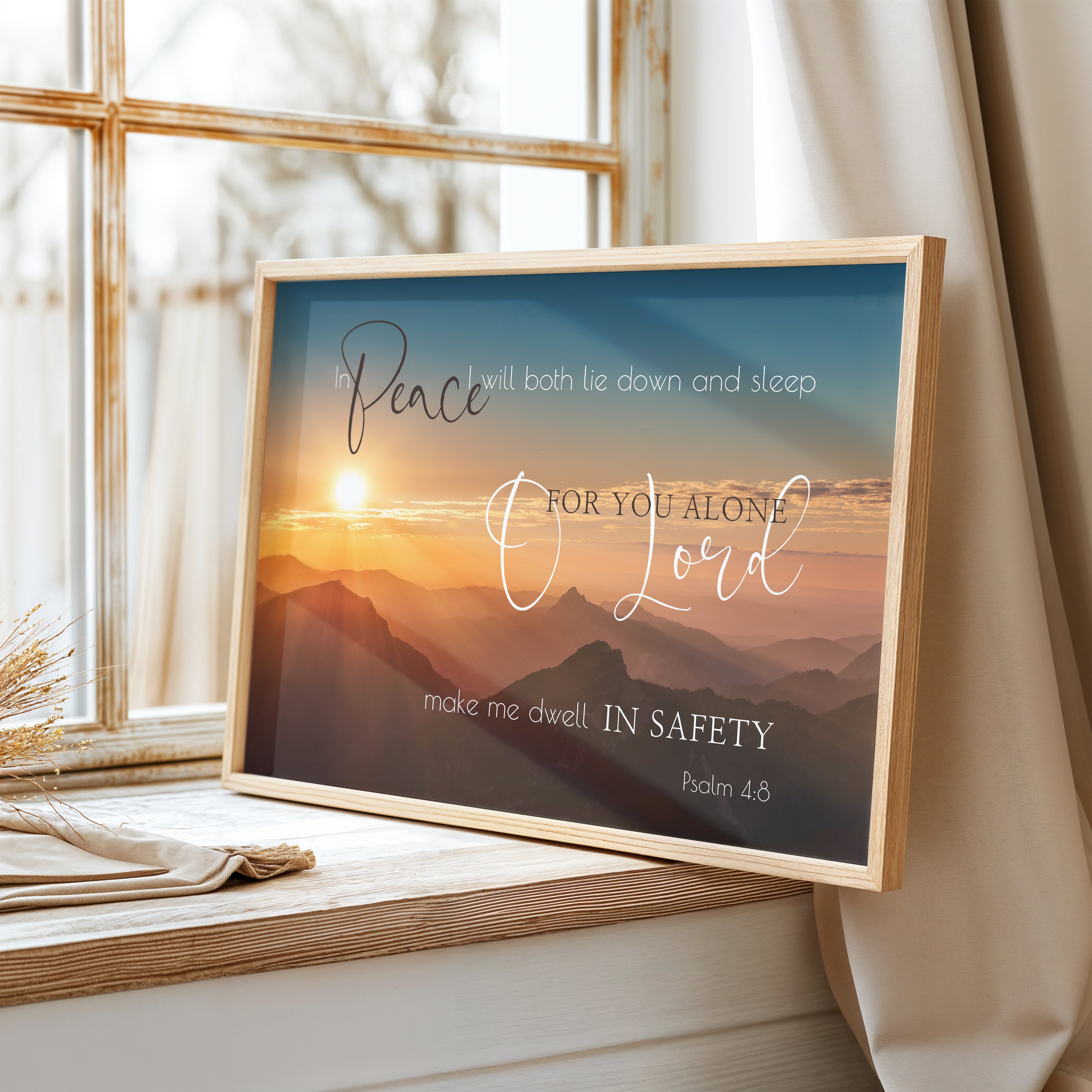 In peace I will - Psalm 4:8