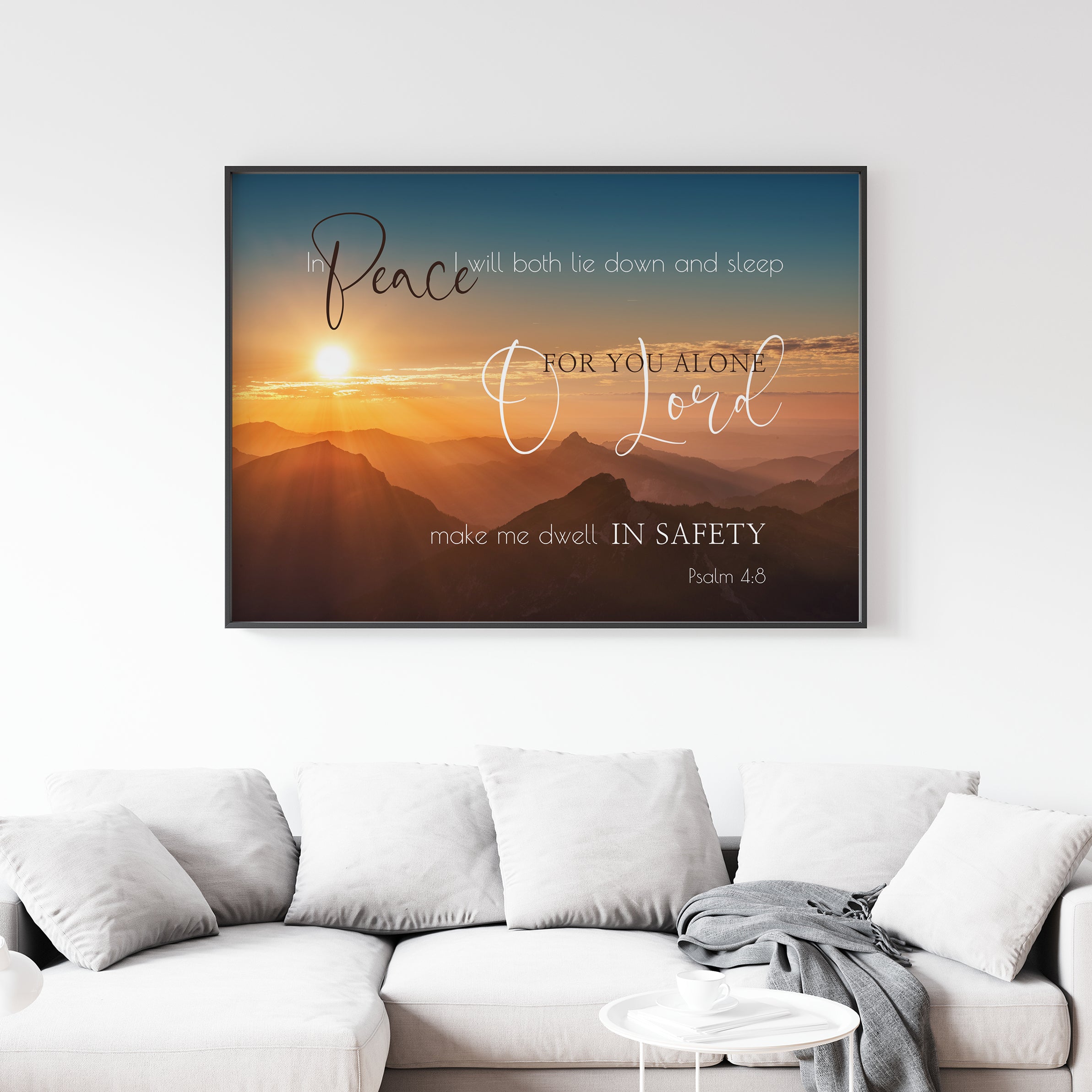 In peace I will - Psalm 4:8