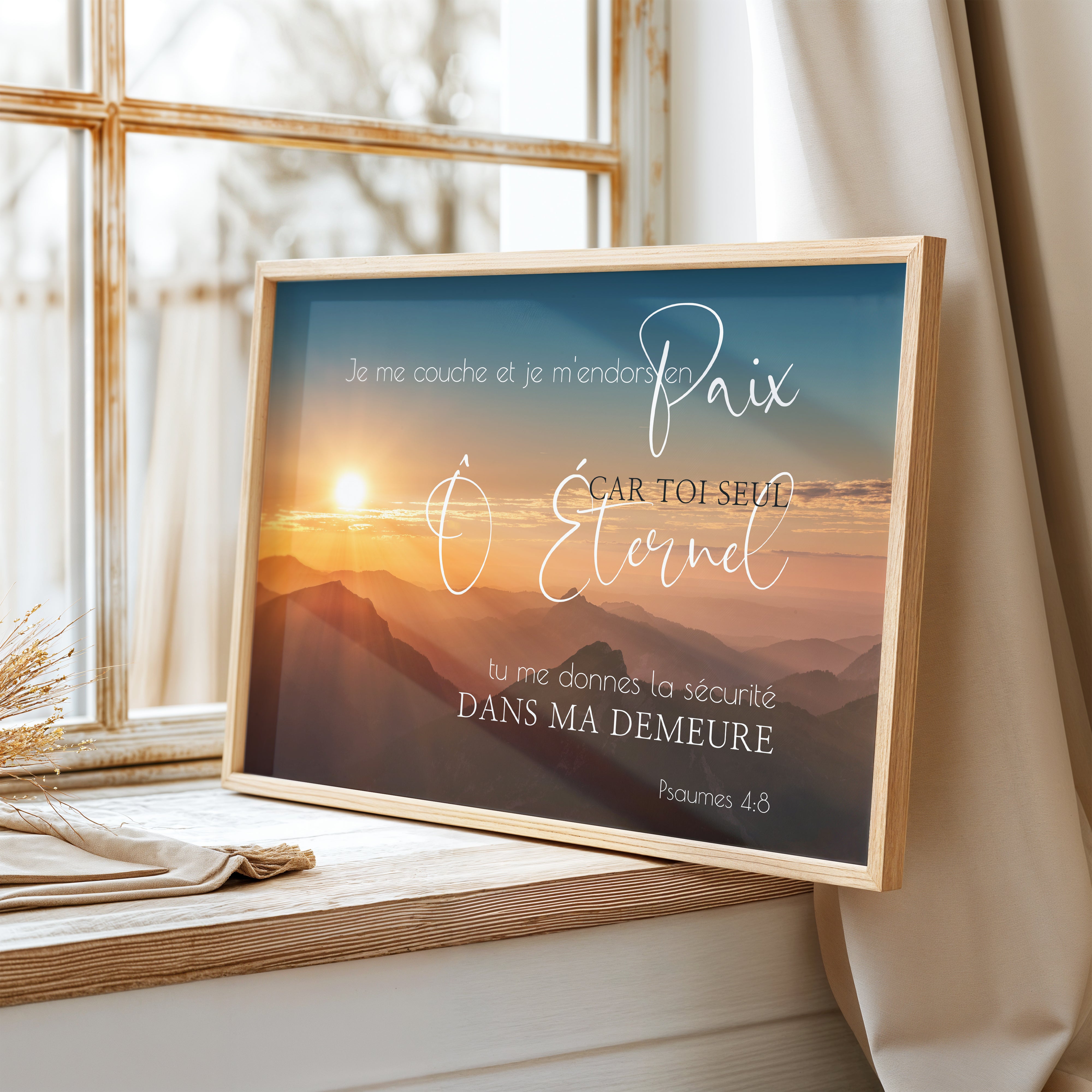 Je me couche et m'endors en paix - Psaume 4:8