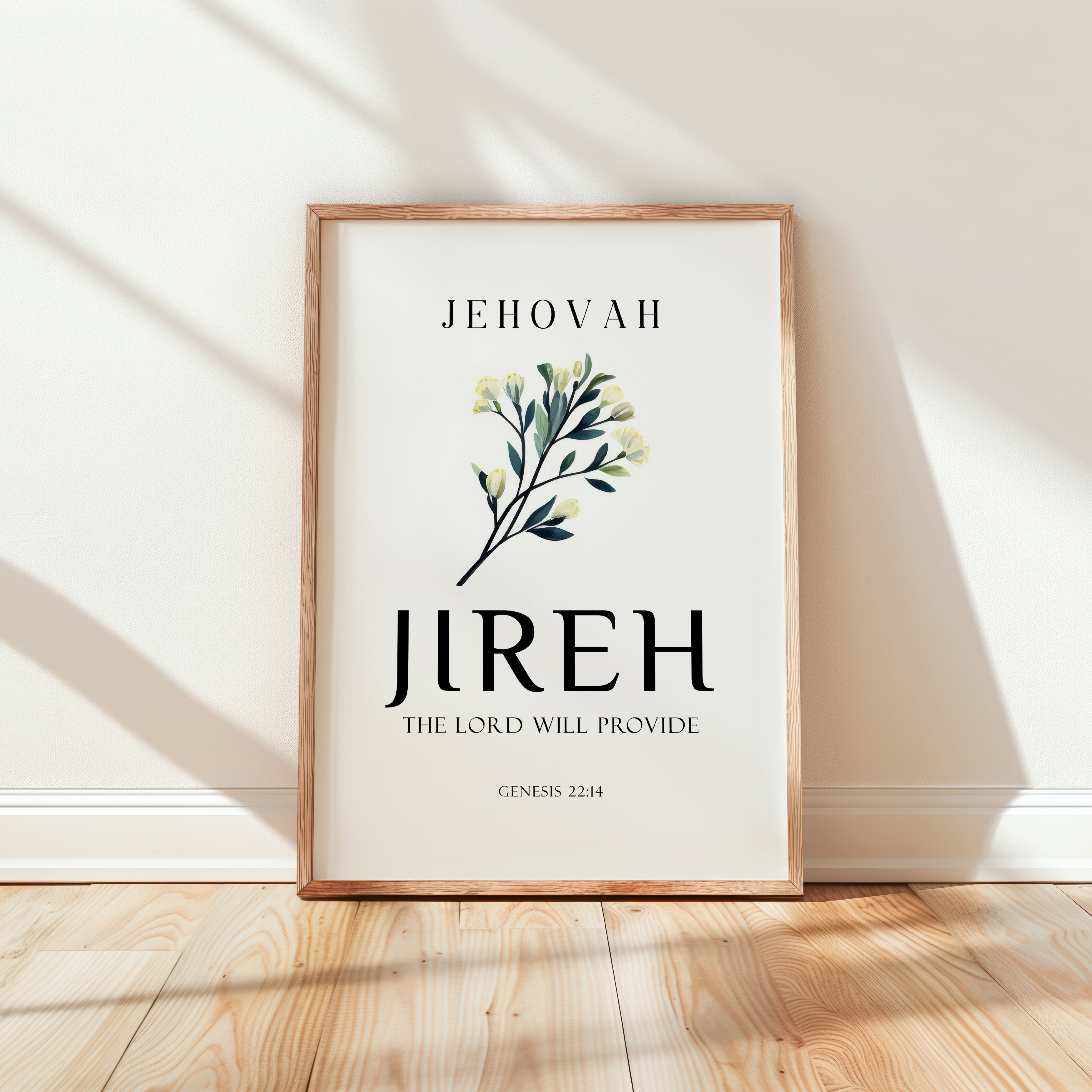 Jehovah Jireh - The Lord will provide - Genesis 22:14