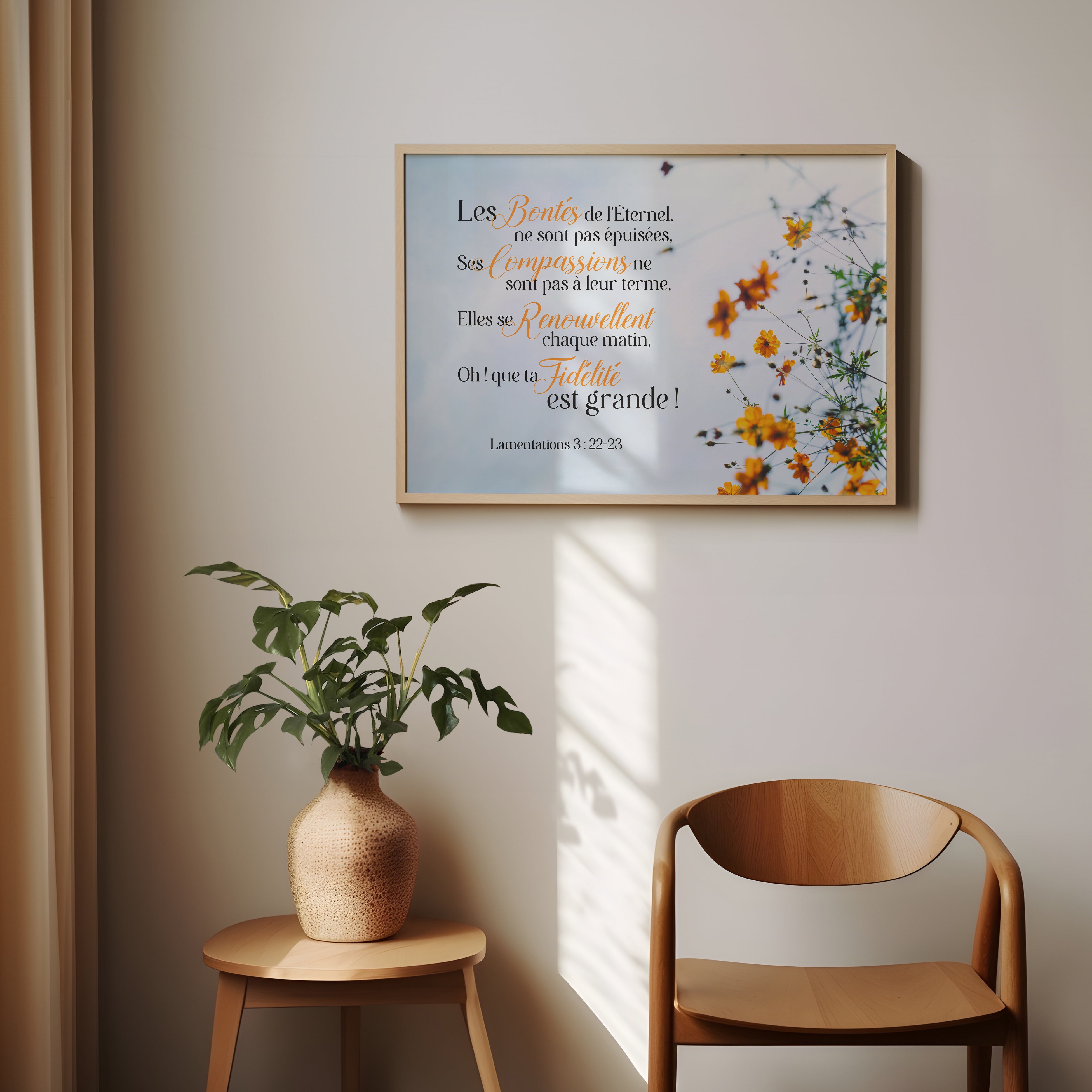 Les Bontés de l'Éternel - Lamentations 3:22-23