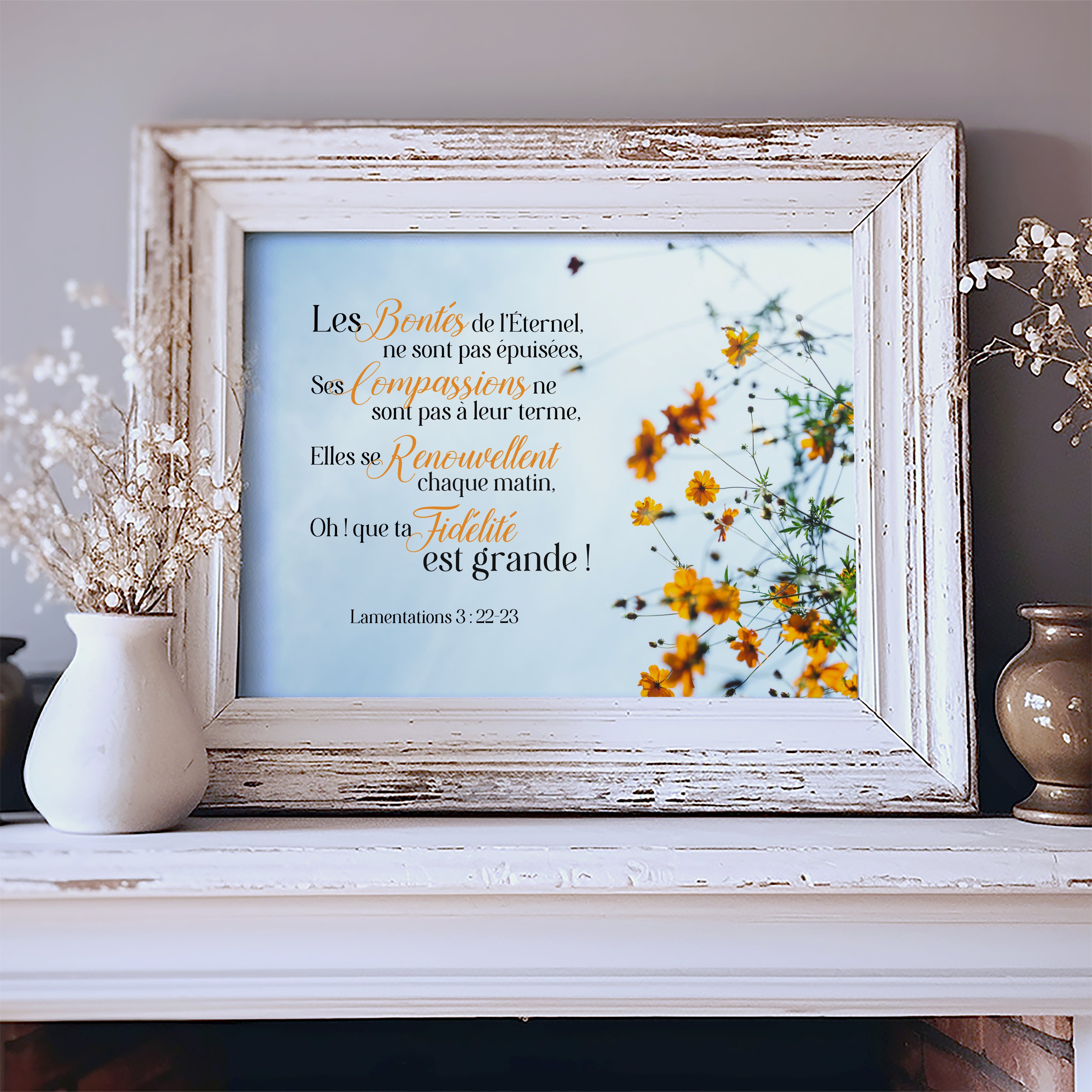 Les Bontés de l'Éternel - Lamentations 3:22-23