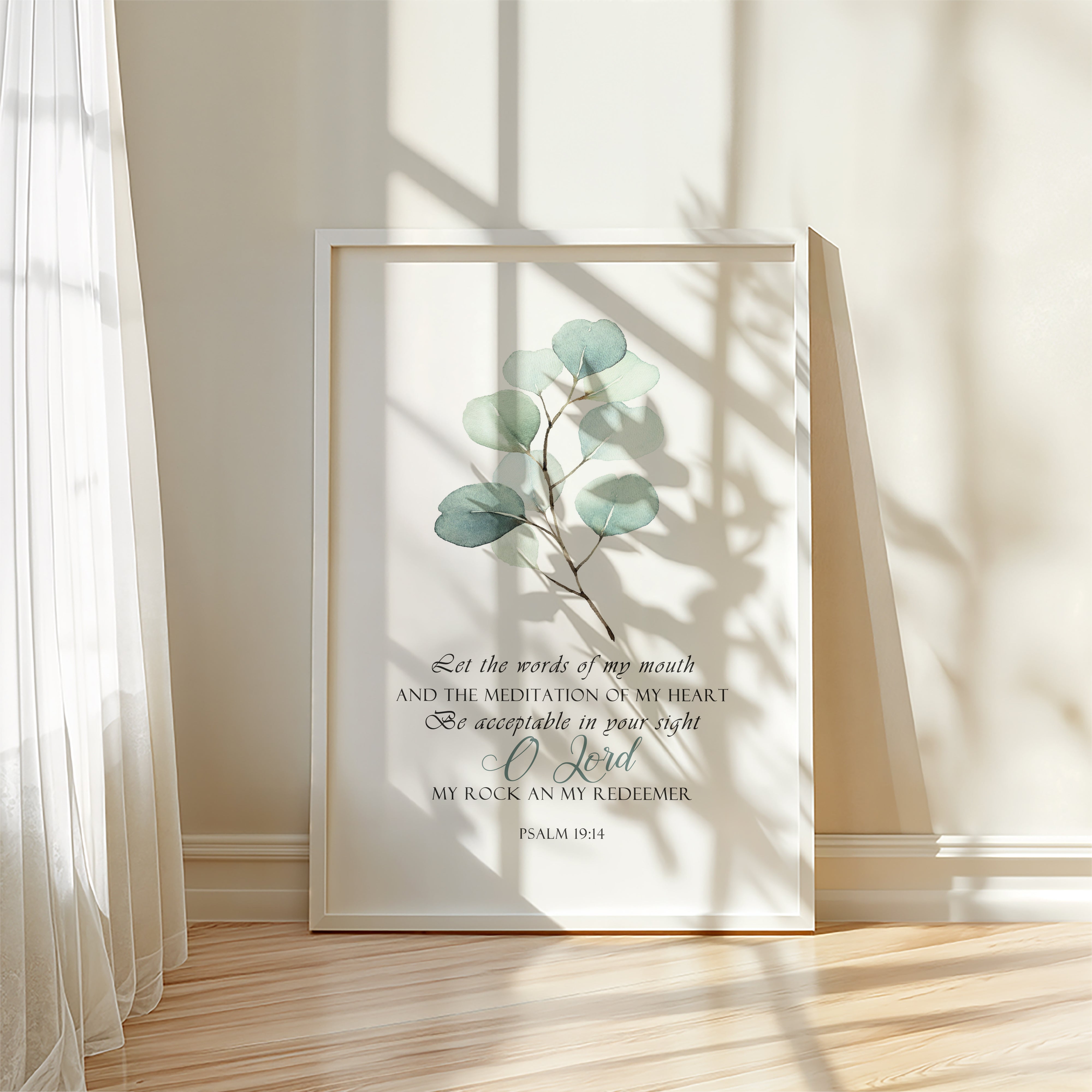 Let the words of my mouth - Psalm 19:14