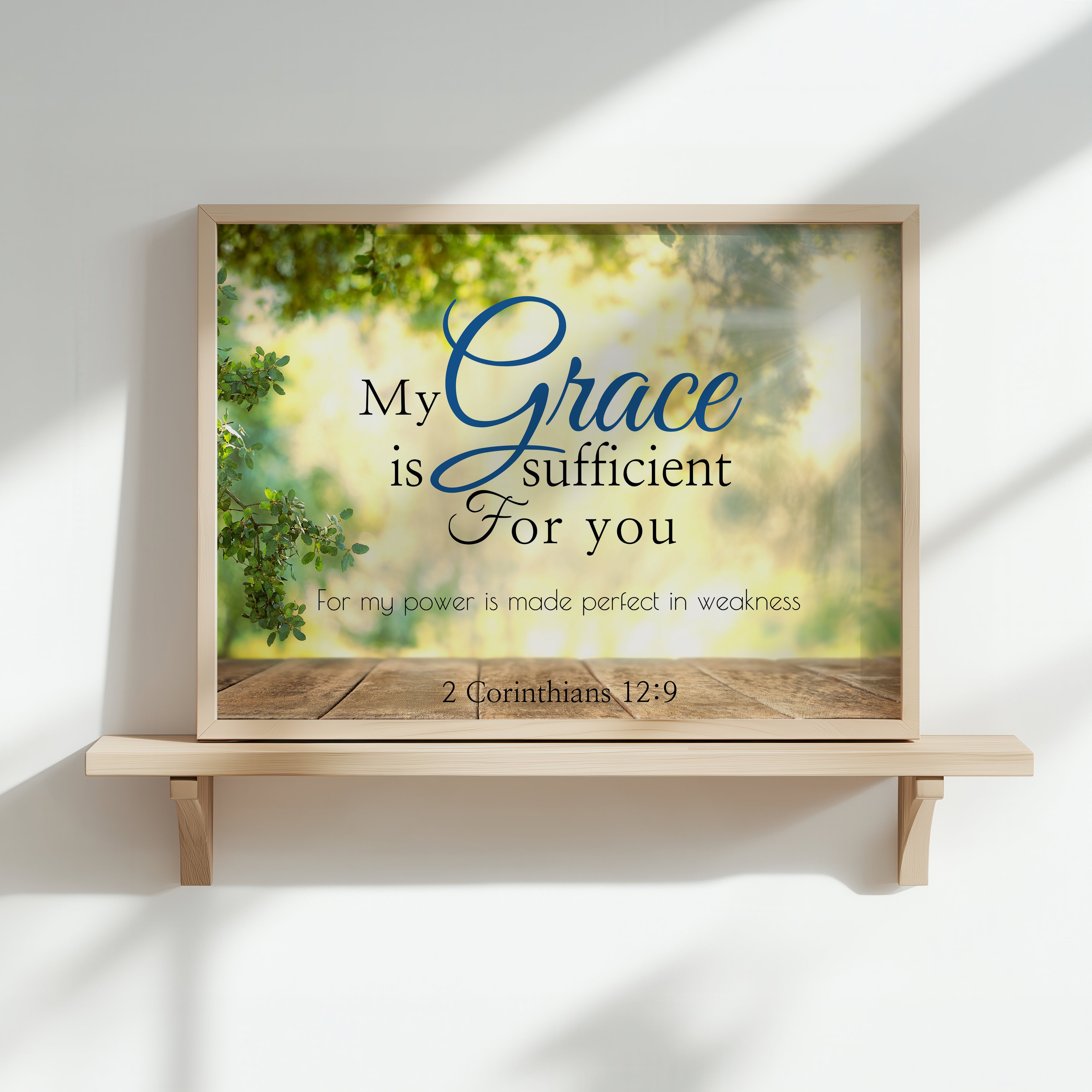 My Grace is sufficient - 2 Corinthians 12:9