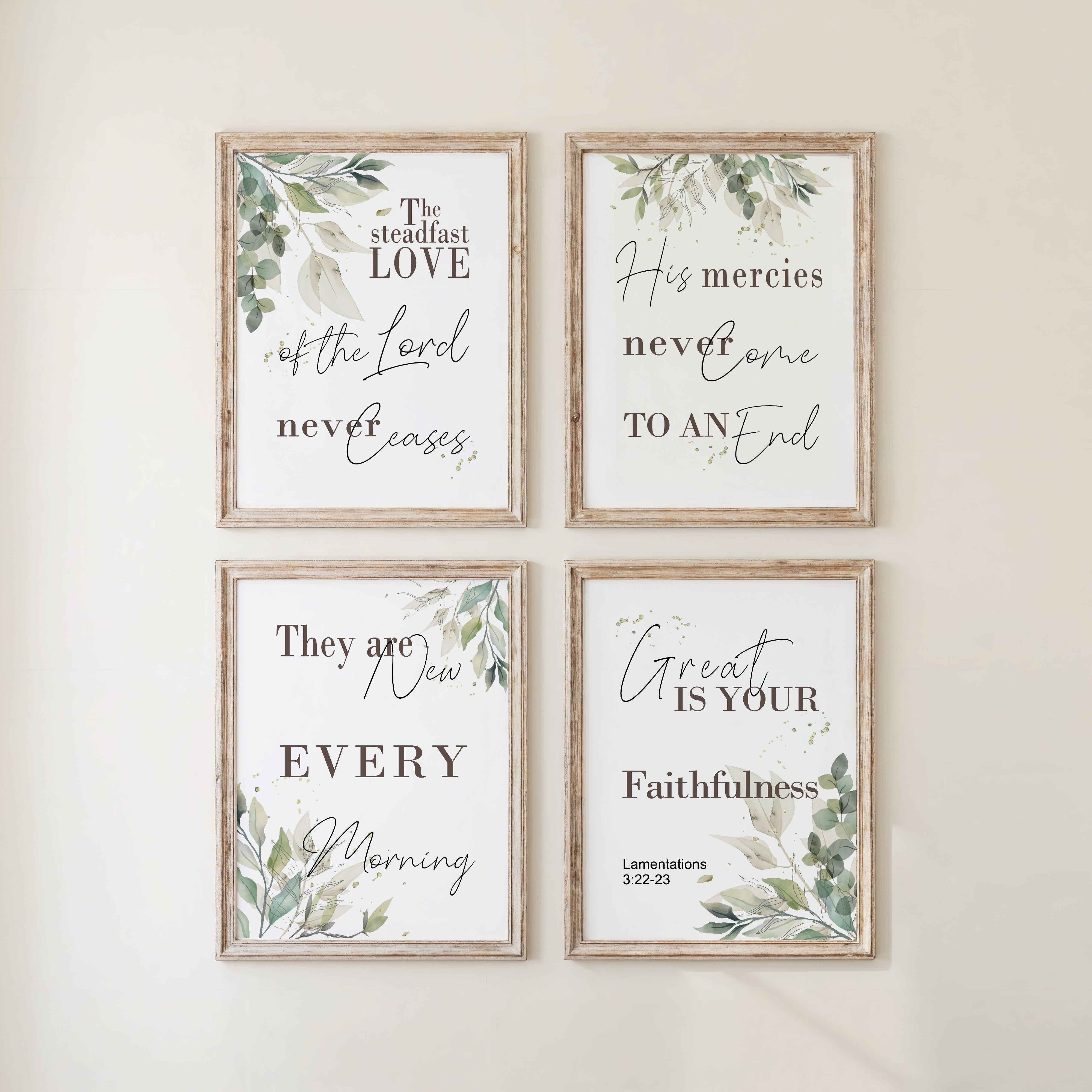 Quartet - The Steadfast Love - Lam 3:22-23
