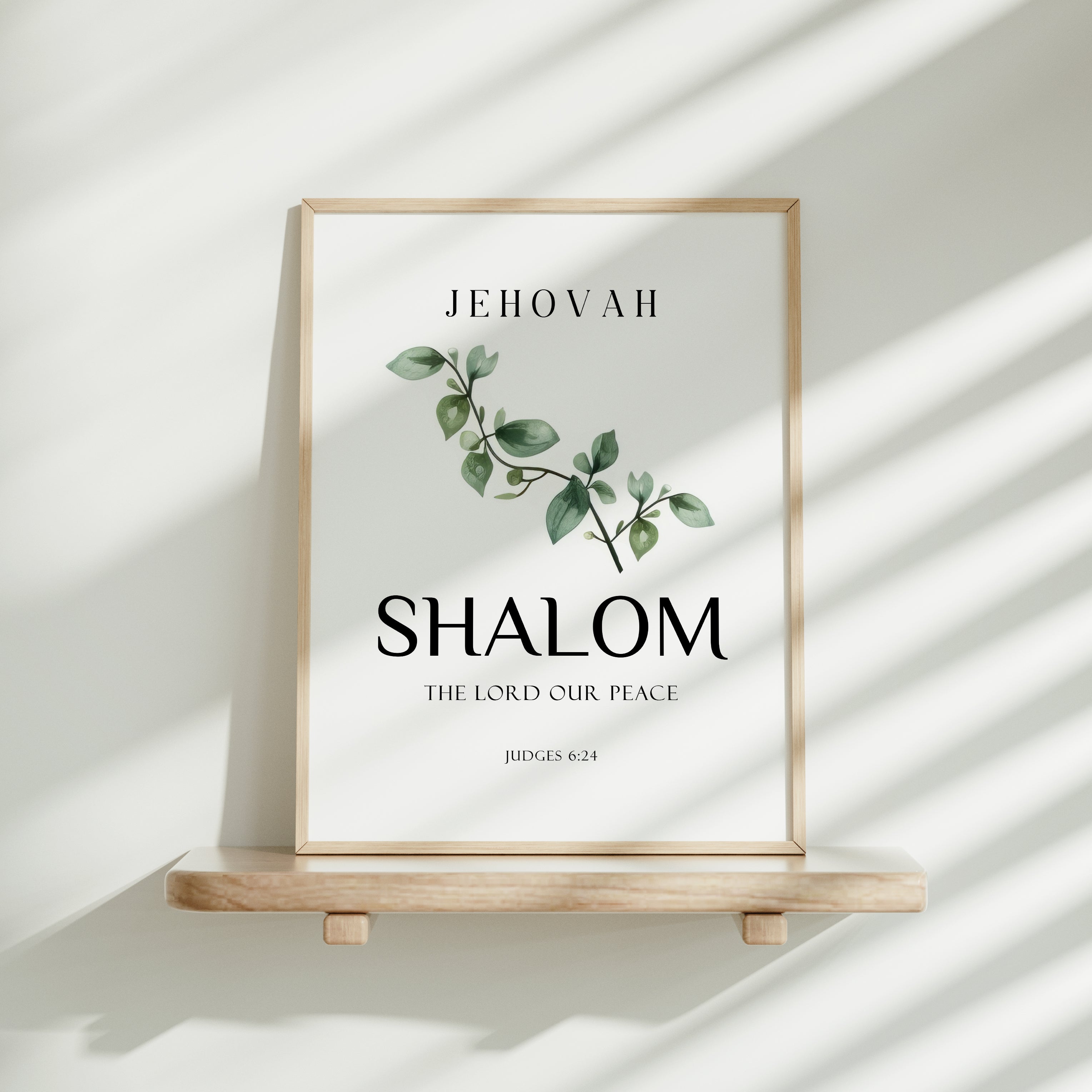 Jehovah Shalom – The Lord Our Peace - Judges 6:24