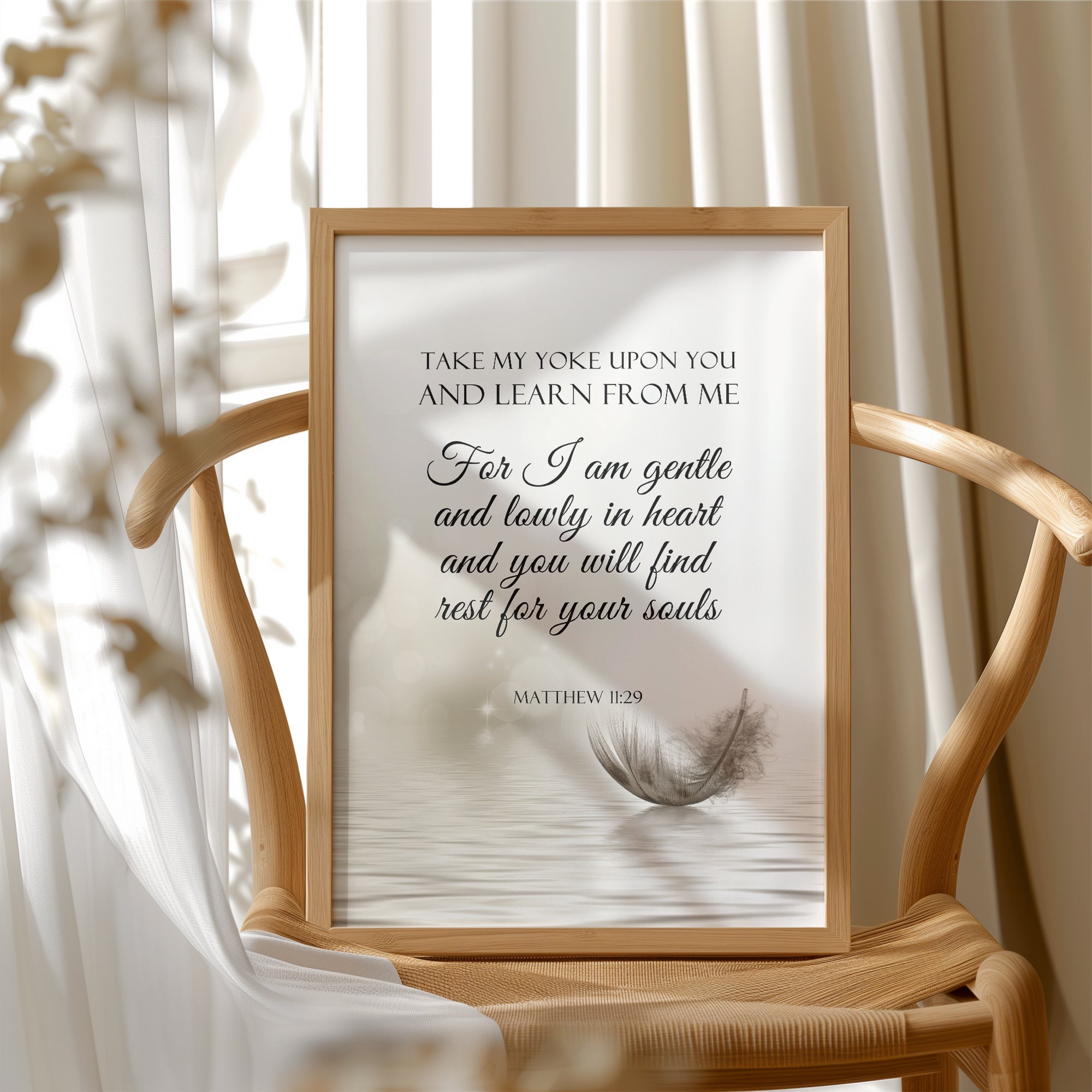 Take my yoke - Matthiew 11:29