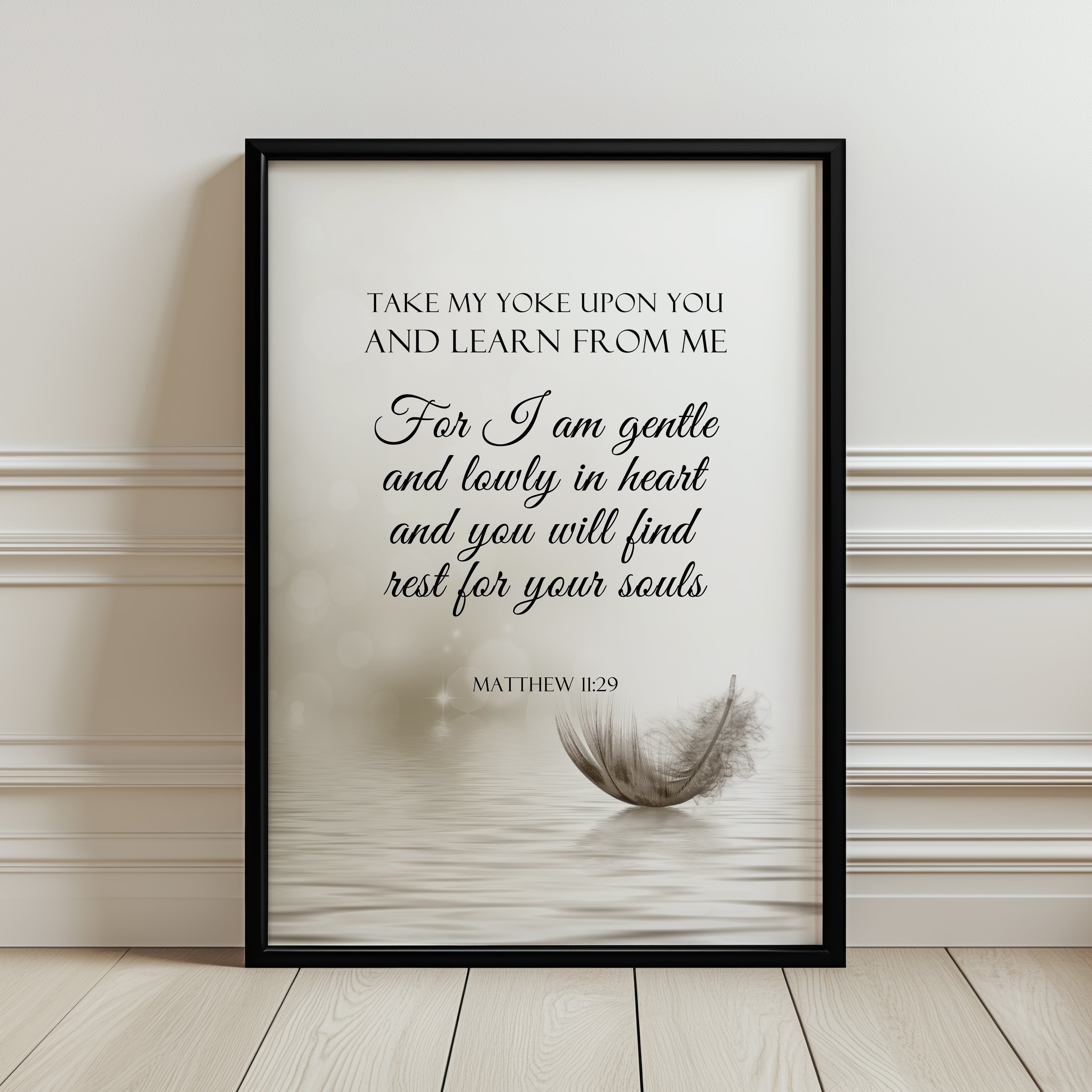 Take my yoke - Matthiew 11:29