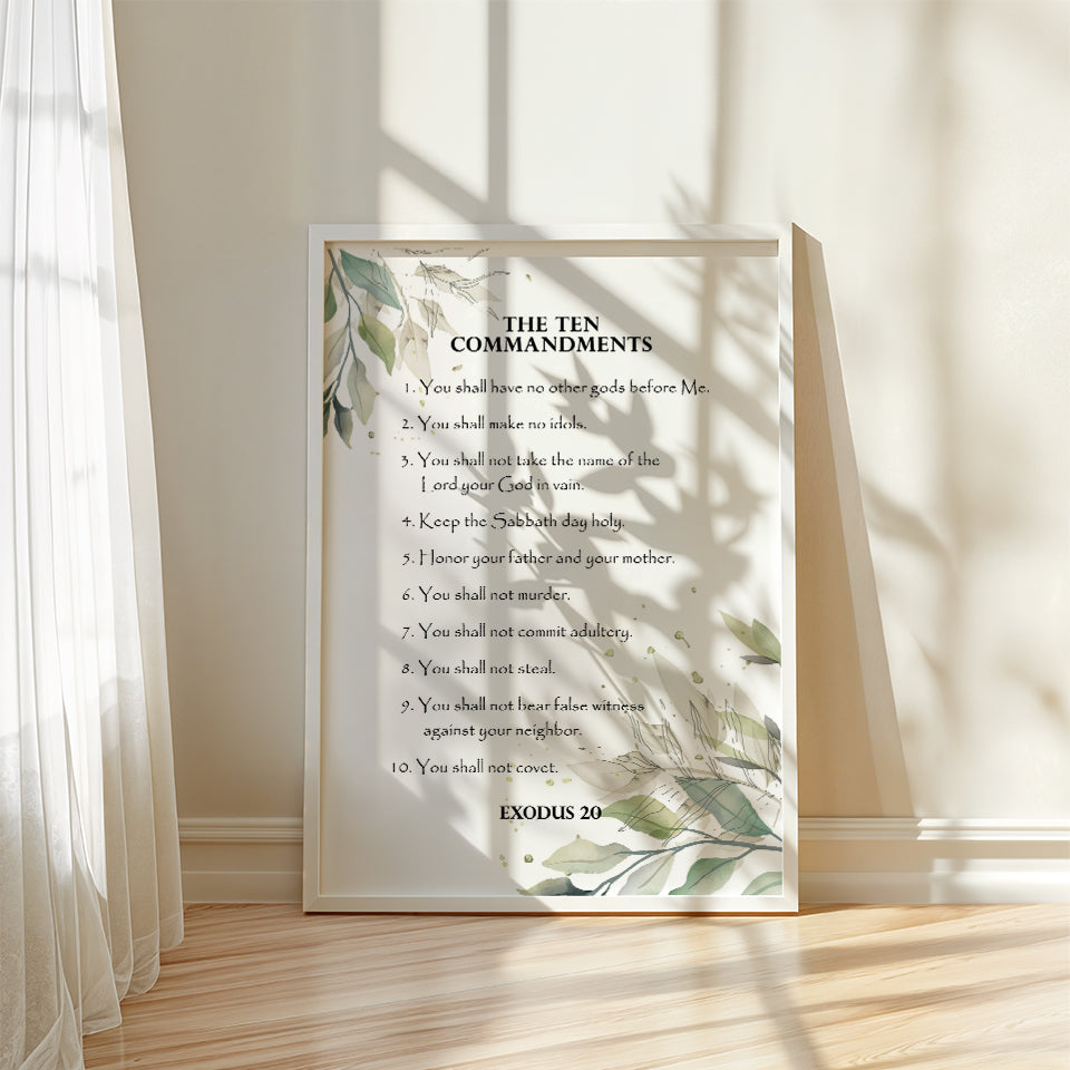 The Ten Commandments - Exodus 20